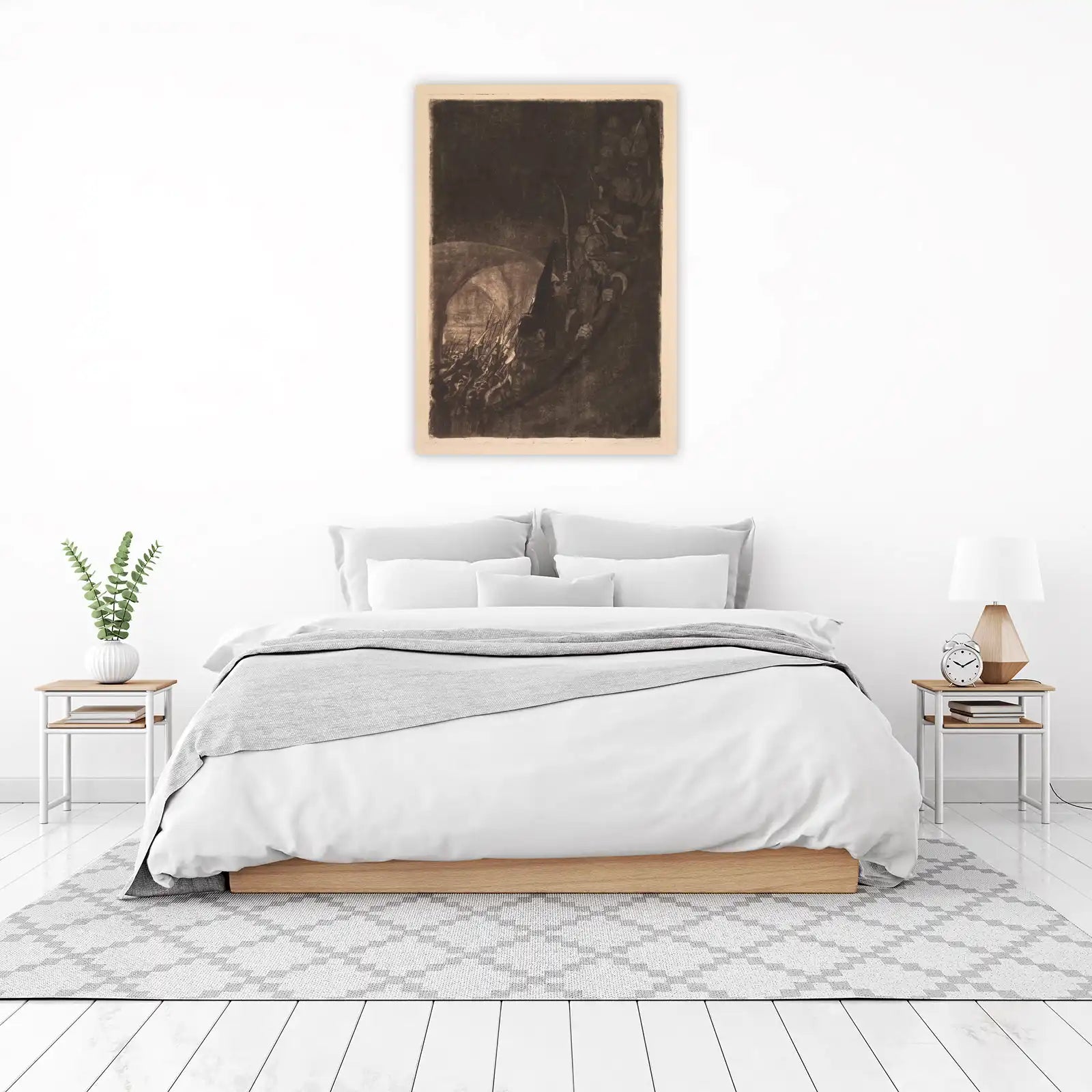 Dramatic Medieval Battle Scene Wall Art