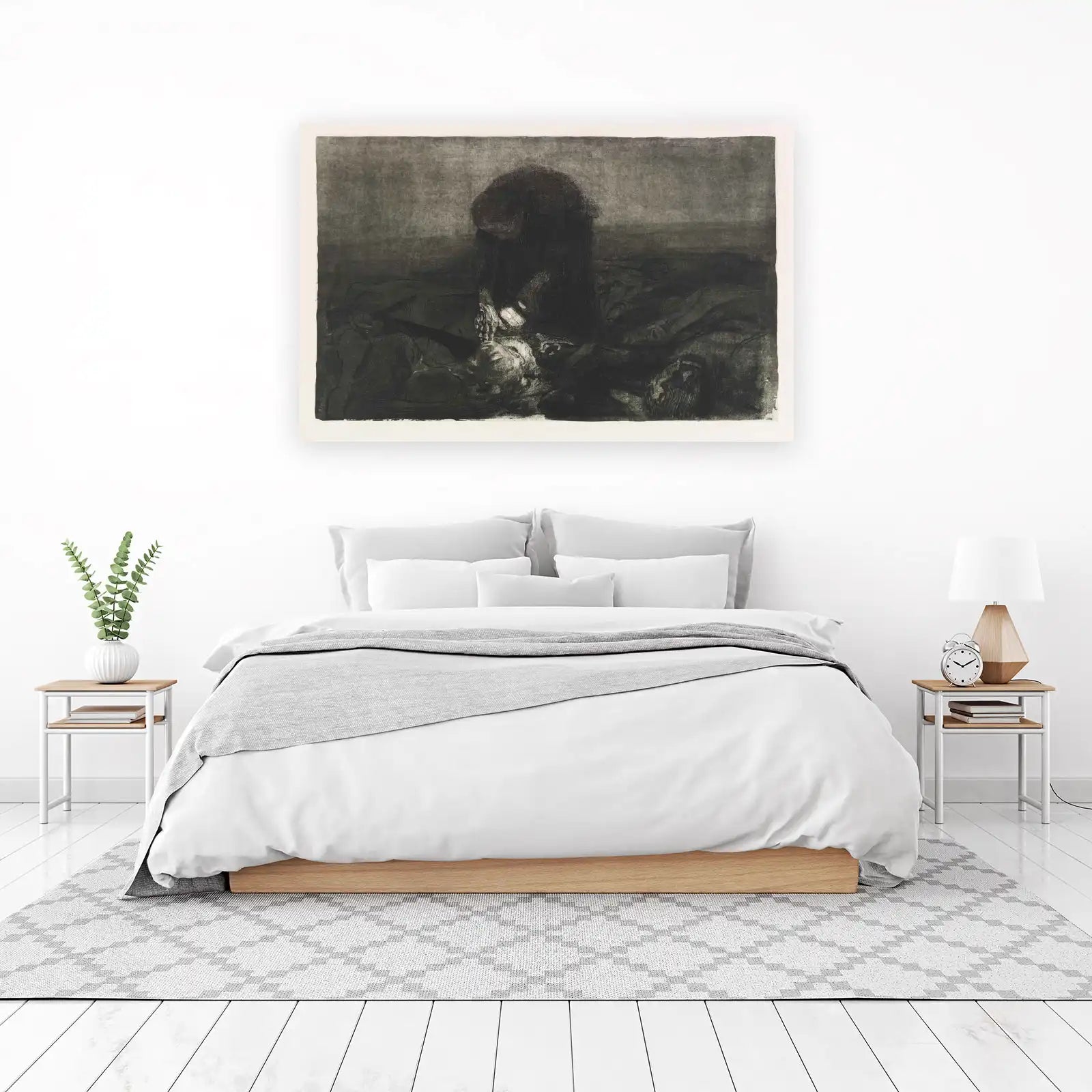 Haunting Figures Dark Mood Wall Art