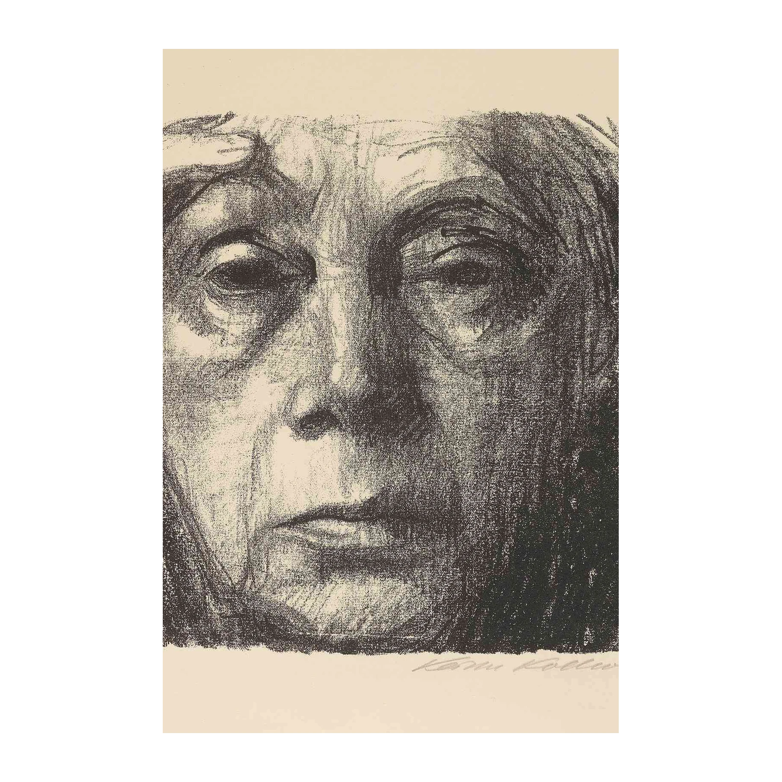 Haunting Portrait Expressionist Wall Art
