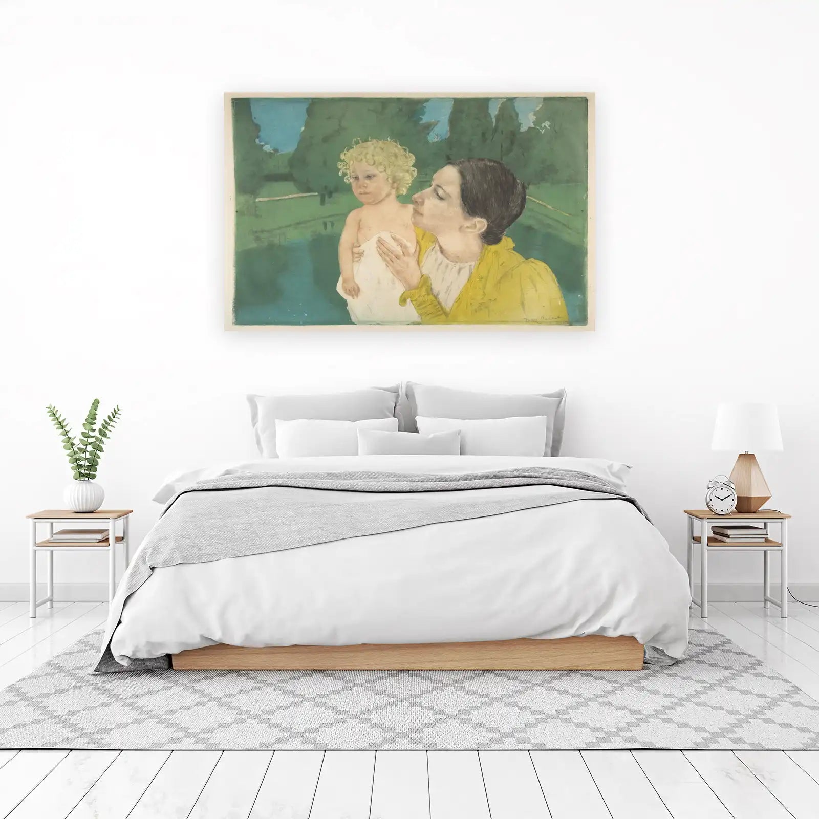 Mother and Child Embrace Wall Art