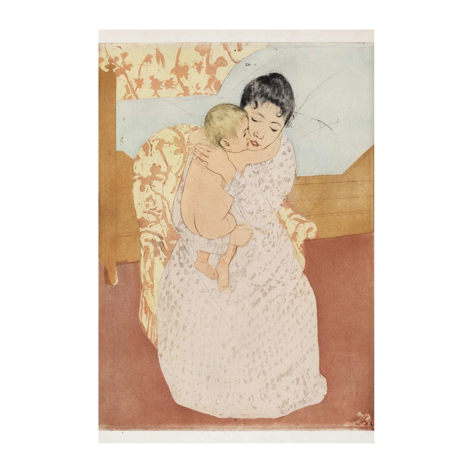 Tender Embrace Mother & Baby Wall Art
