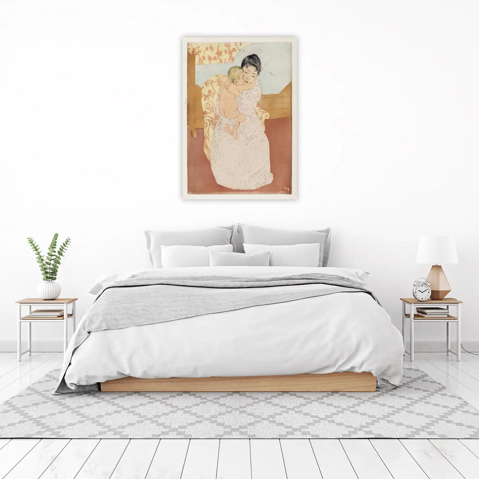 Tender Embrace Mother & Baby Wall Art