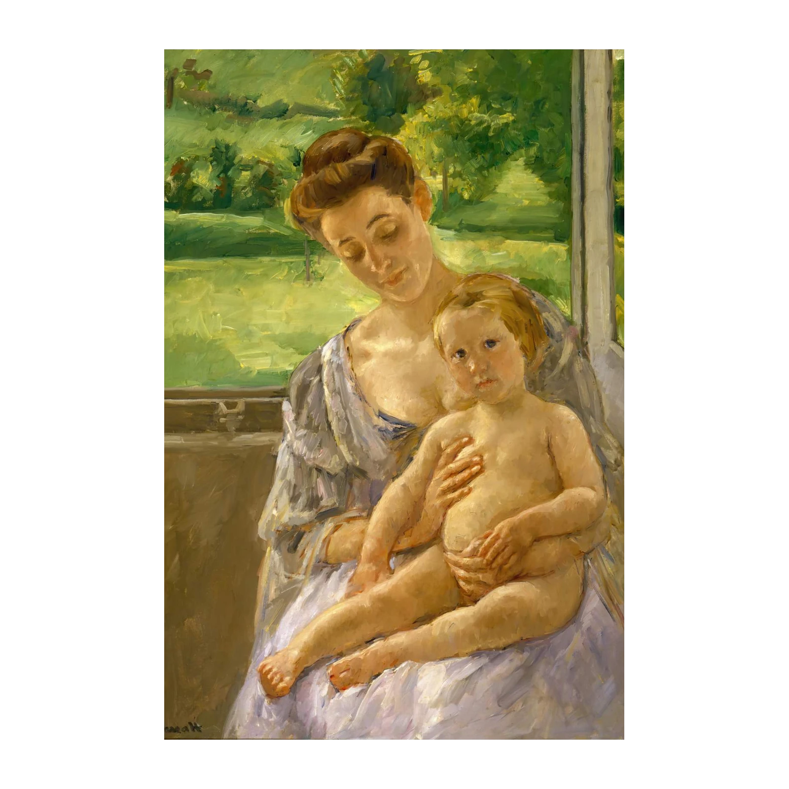 Mother and Child Embrace Wall Art