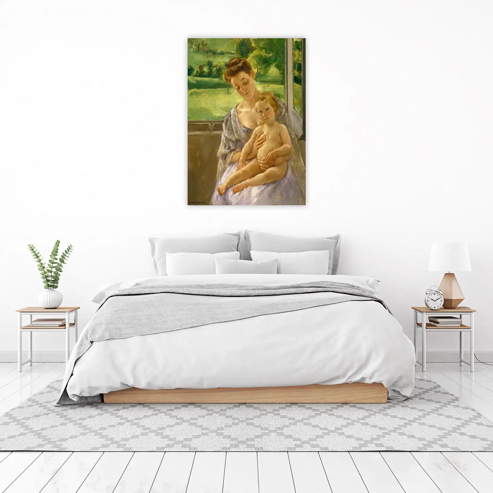 Mother and Child Embrace Wall Art