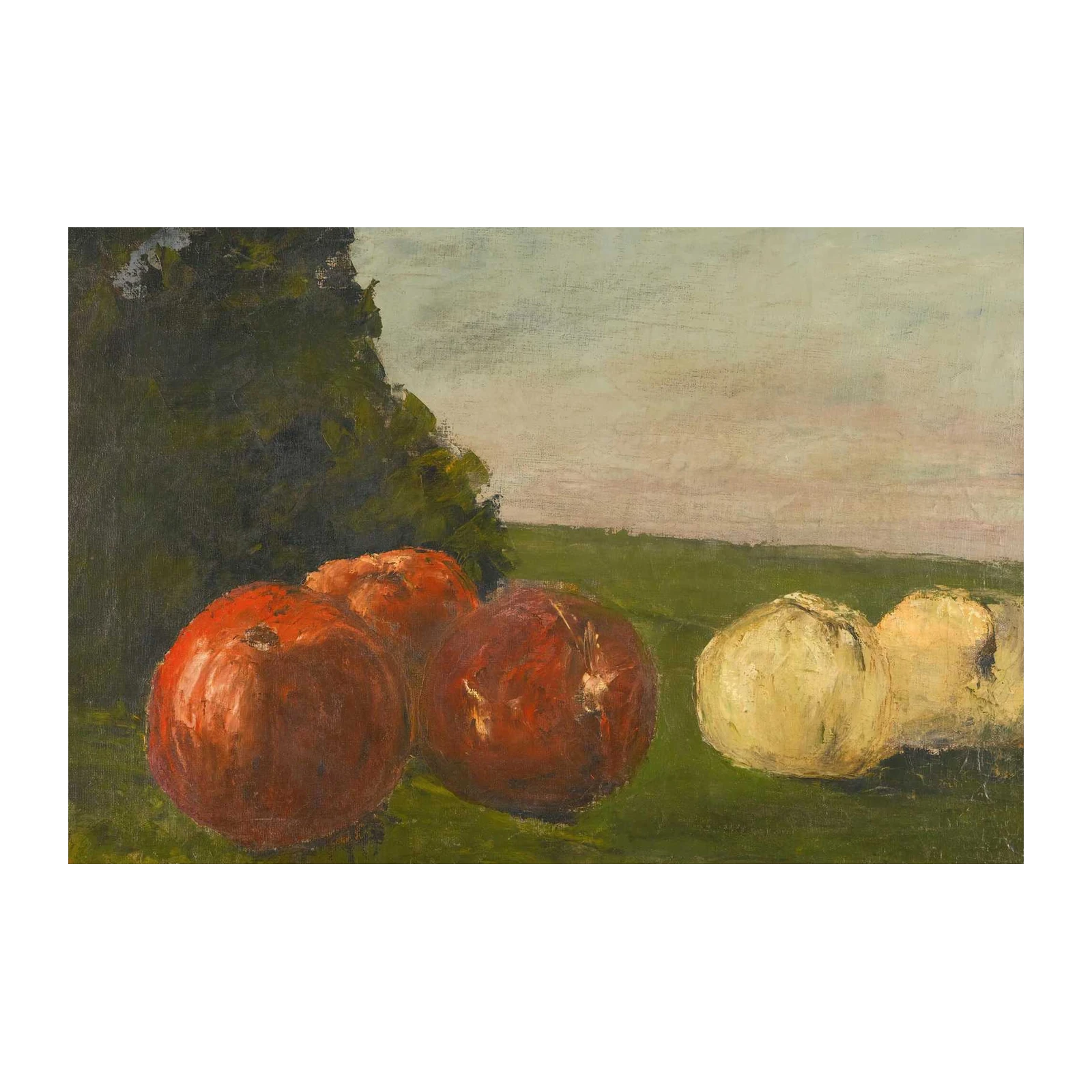 Still Life Apples & Onions Wall Art