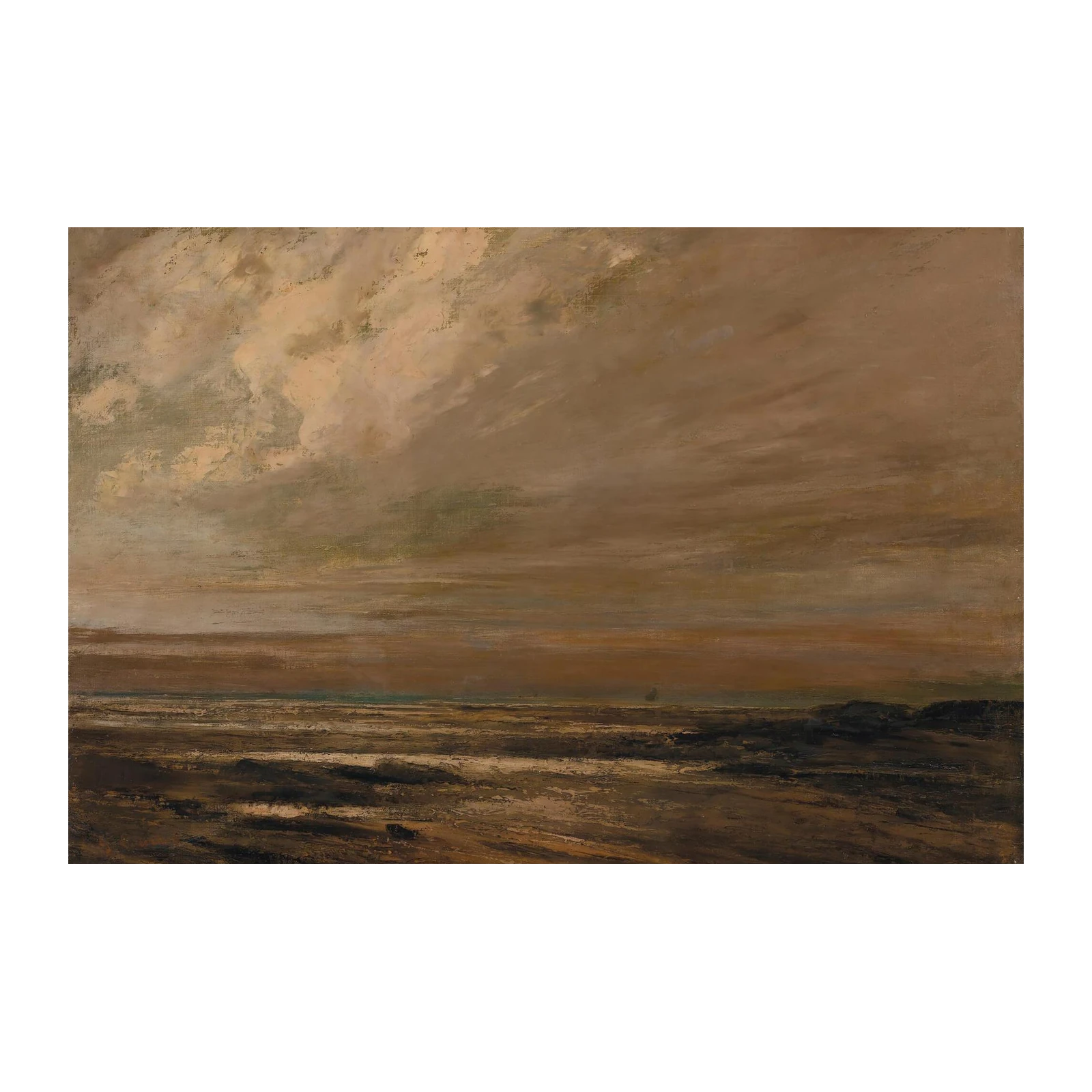 Dramatic Coastal Sunset Wall Art