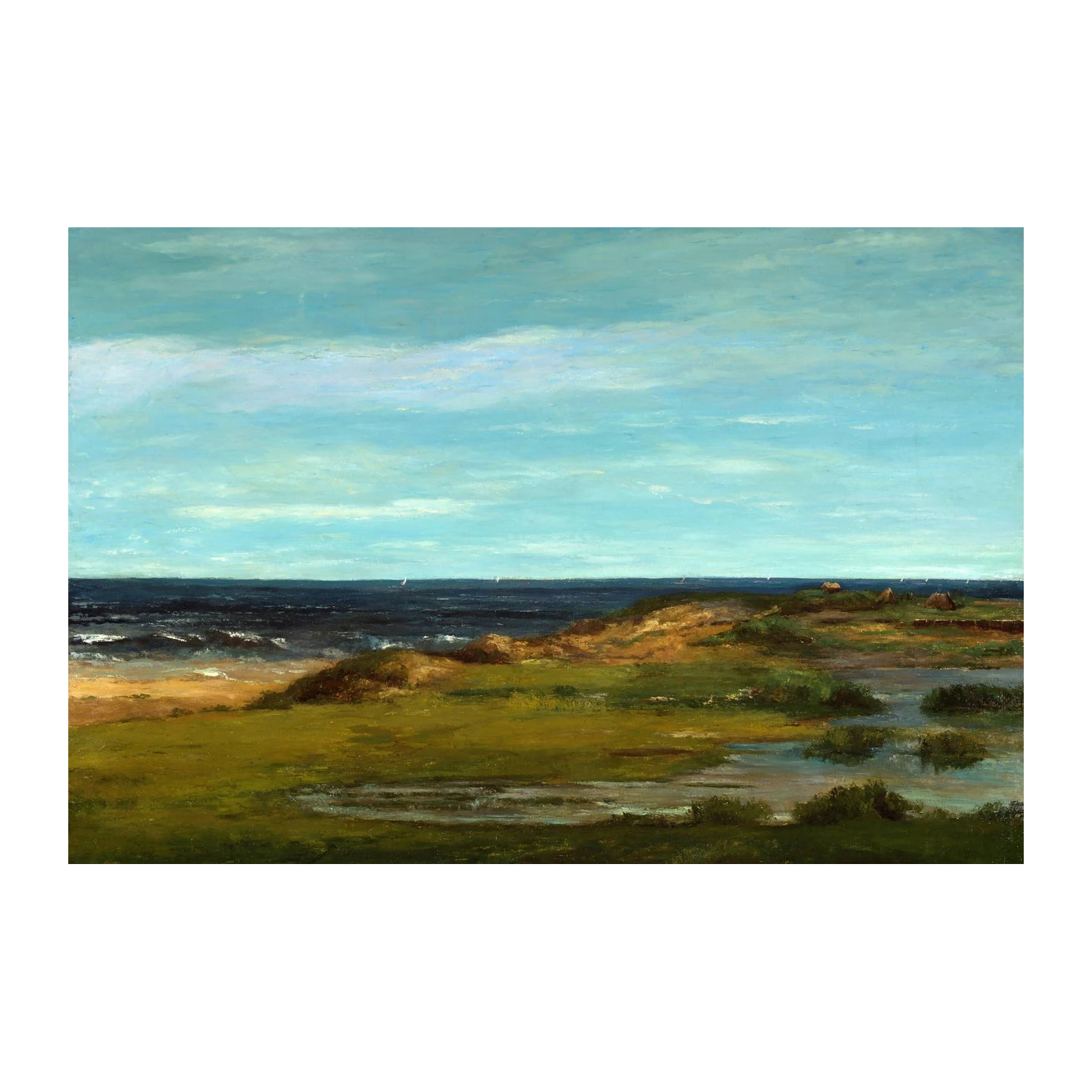 Tranquil Coastal Landscape Wall Art
