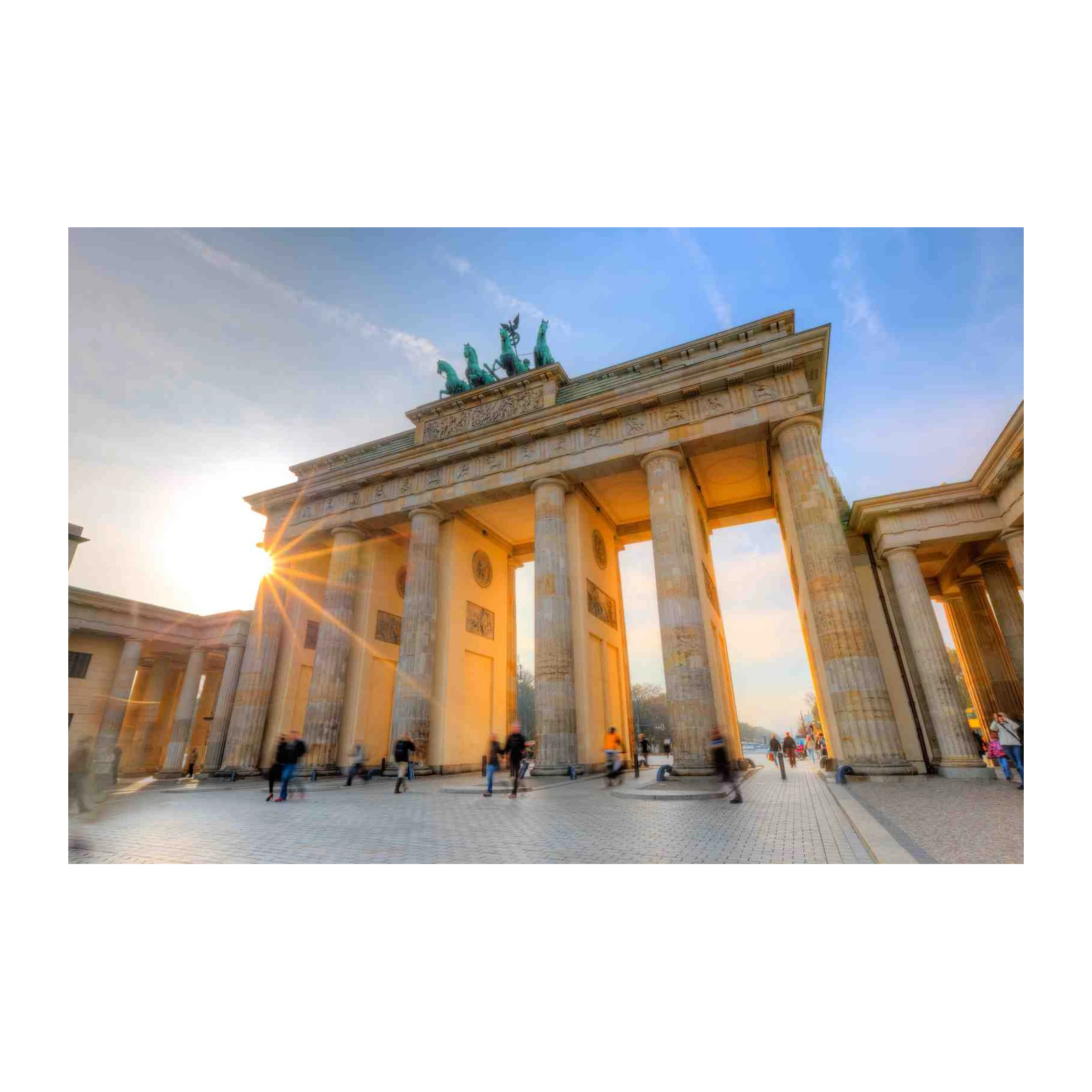 Brandenburg Gate Sunset Wall Art