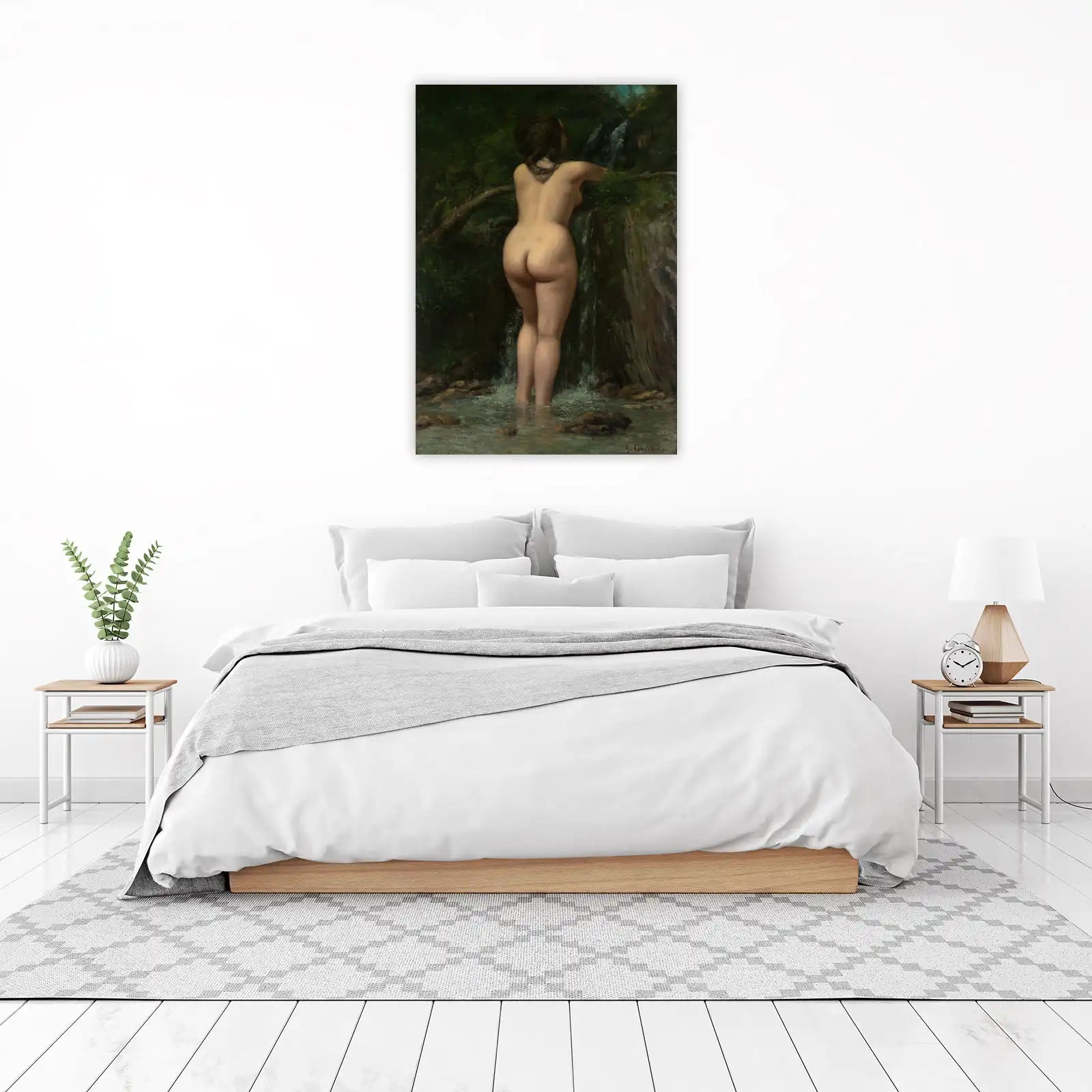 Bather in Nature Classic Art Wall Art