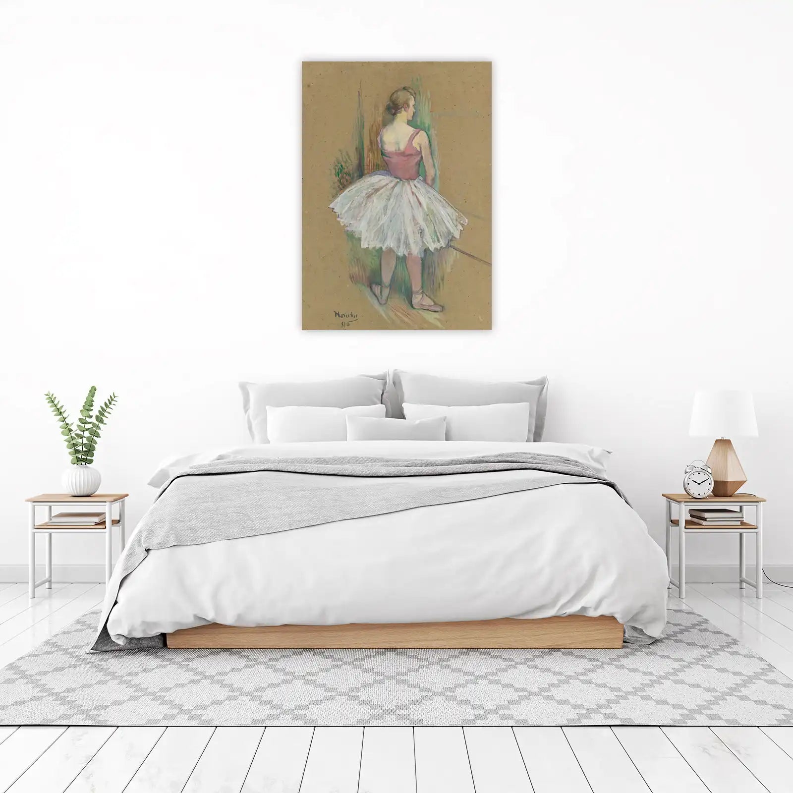 Ballet Dancer Pose Wall Art - Elegant Wall Art