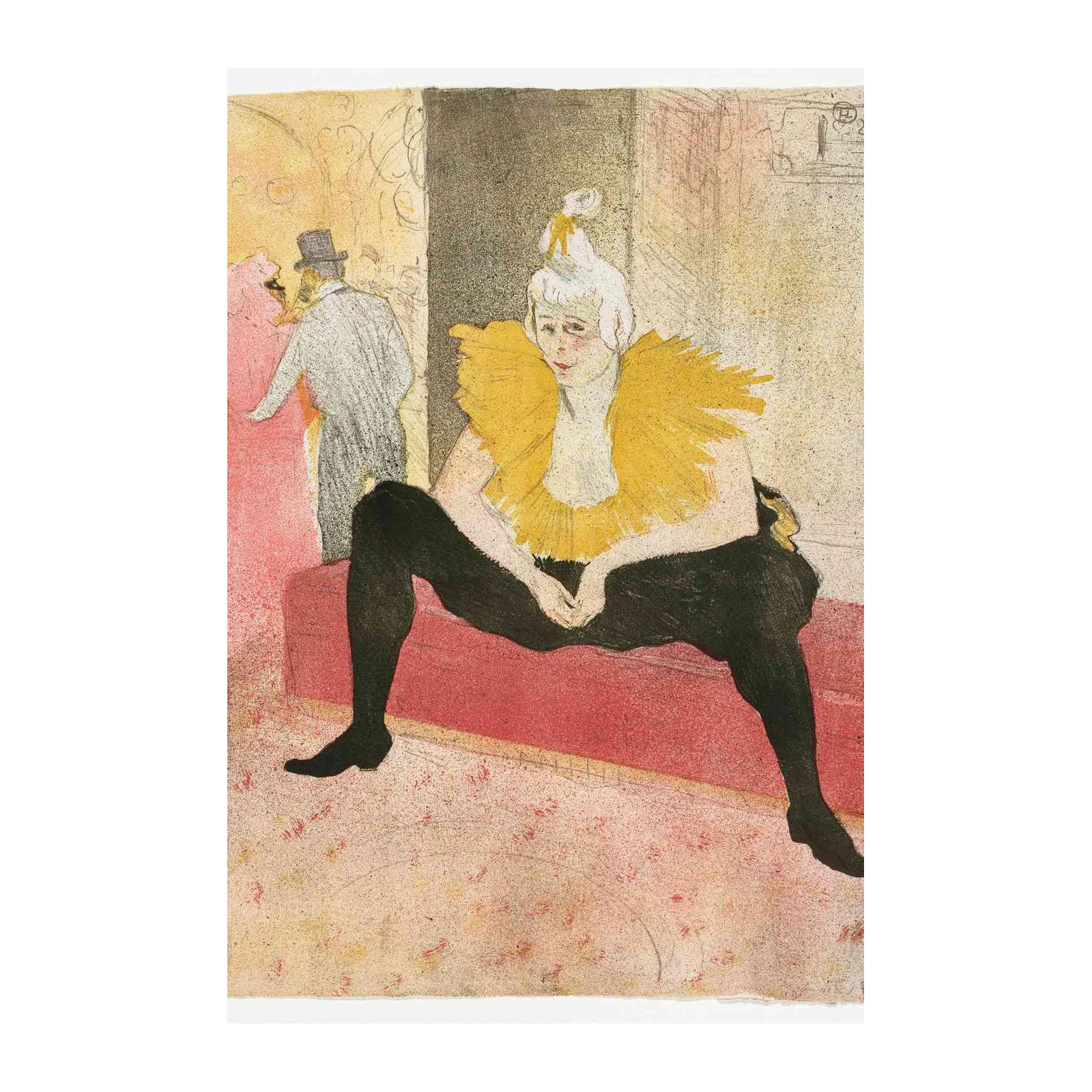 Vibrant Moulin Rouge Performer Wall Art