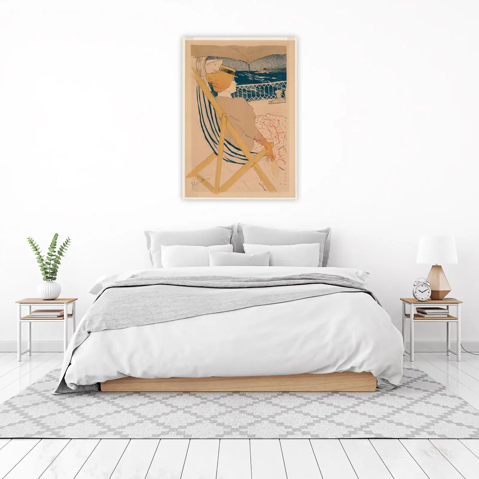 Woman at the Seaside Wall Art
