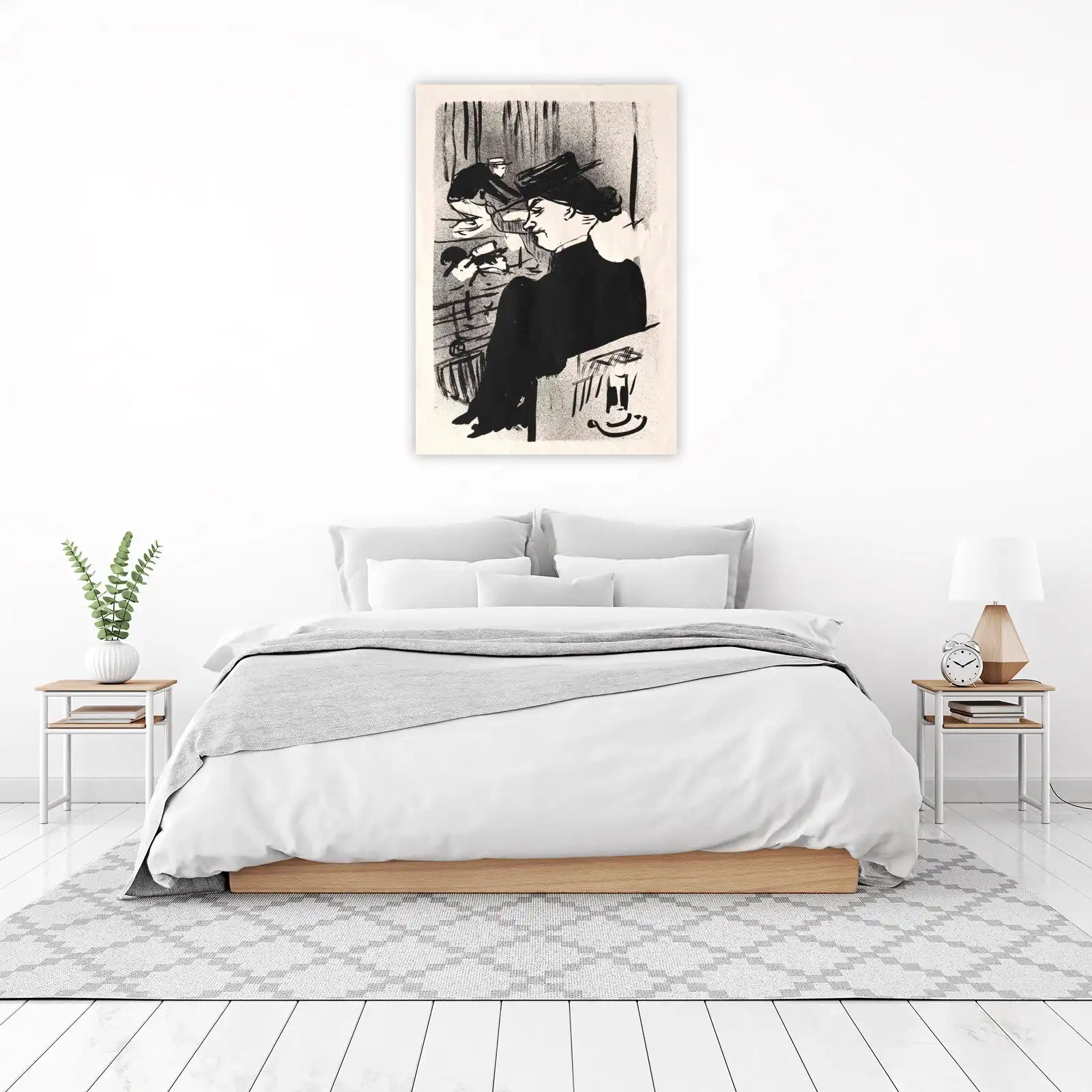 Vintage Parisian Scene Wall Art