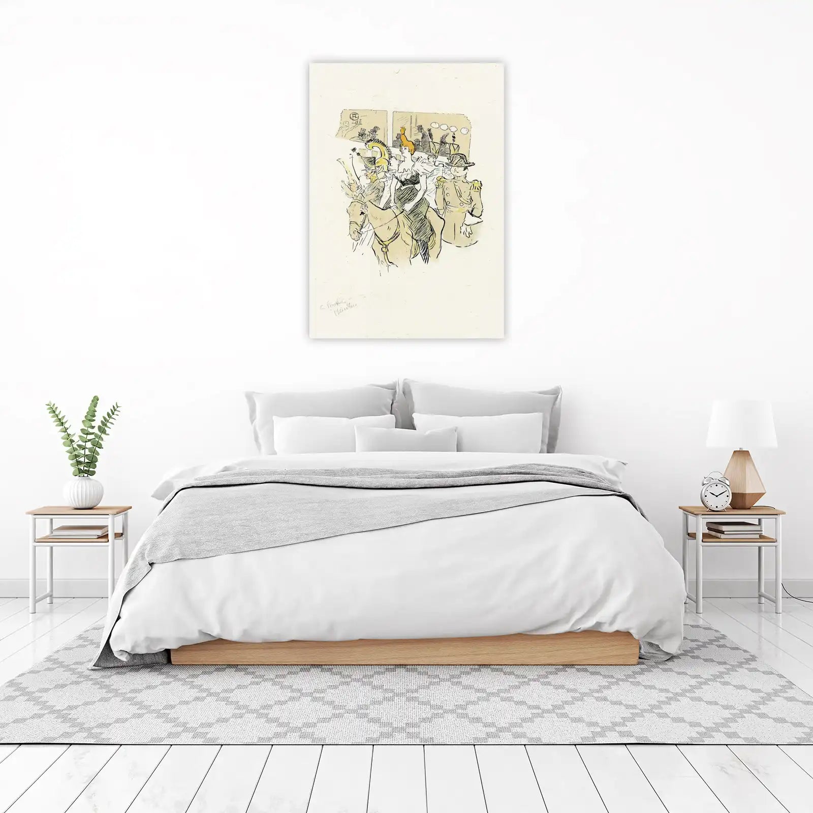 Vintage Circus Horse Rider Wall Art