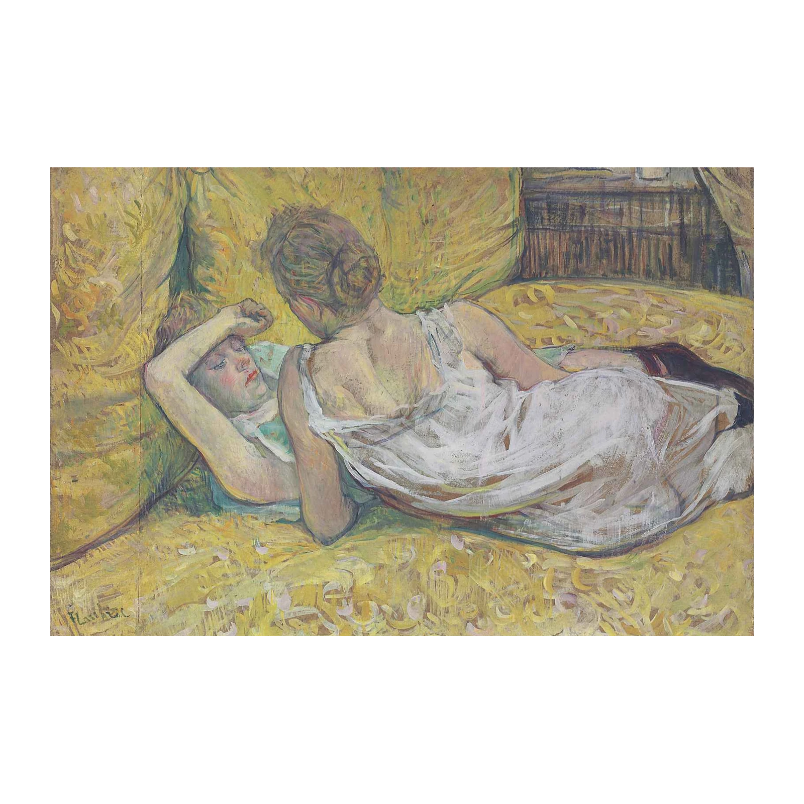 Vintage Bedroom Intimacy Wall Art