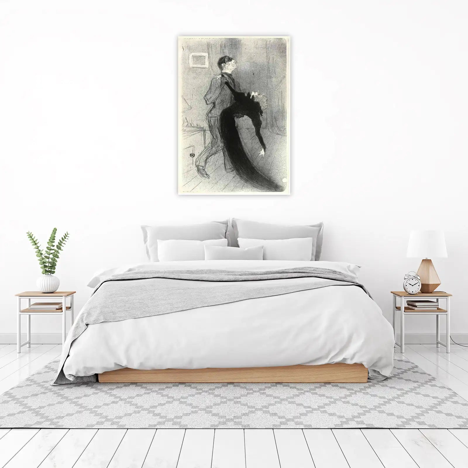 Elegant Dancer at Moulin Rouge Wall Art