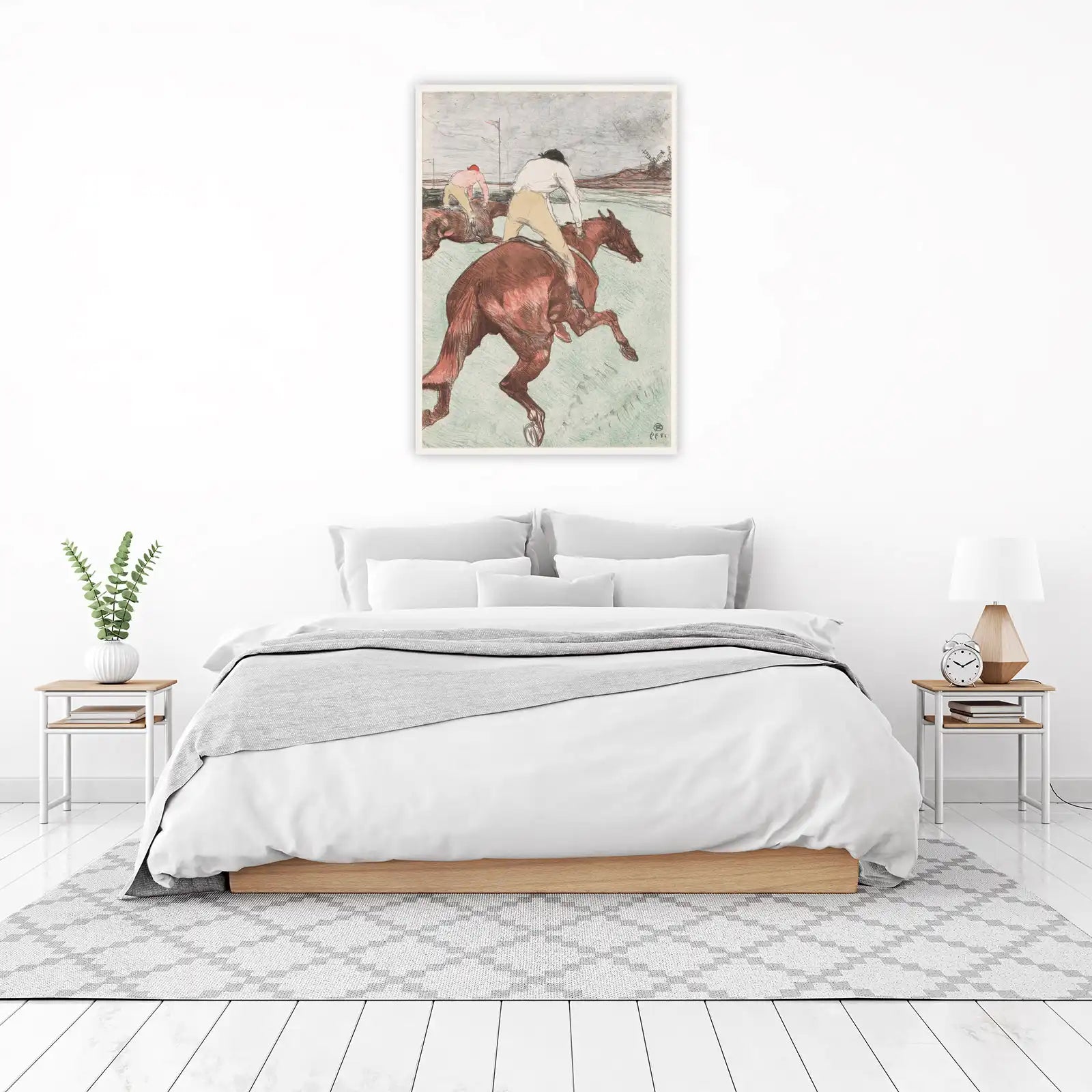 Equestrian Race Wall Art - Vintage Horse Art