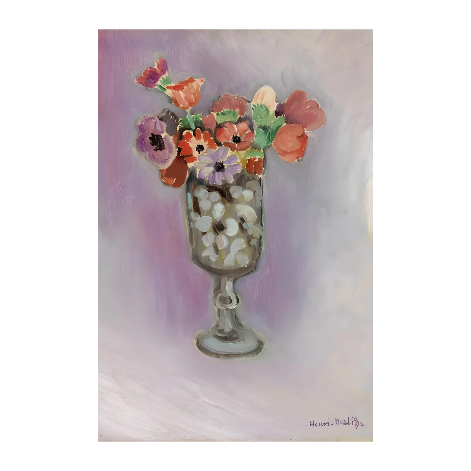 Vibrant Floral Still Life Wall Art