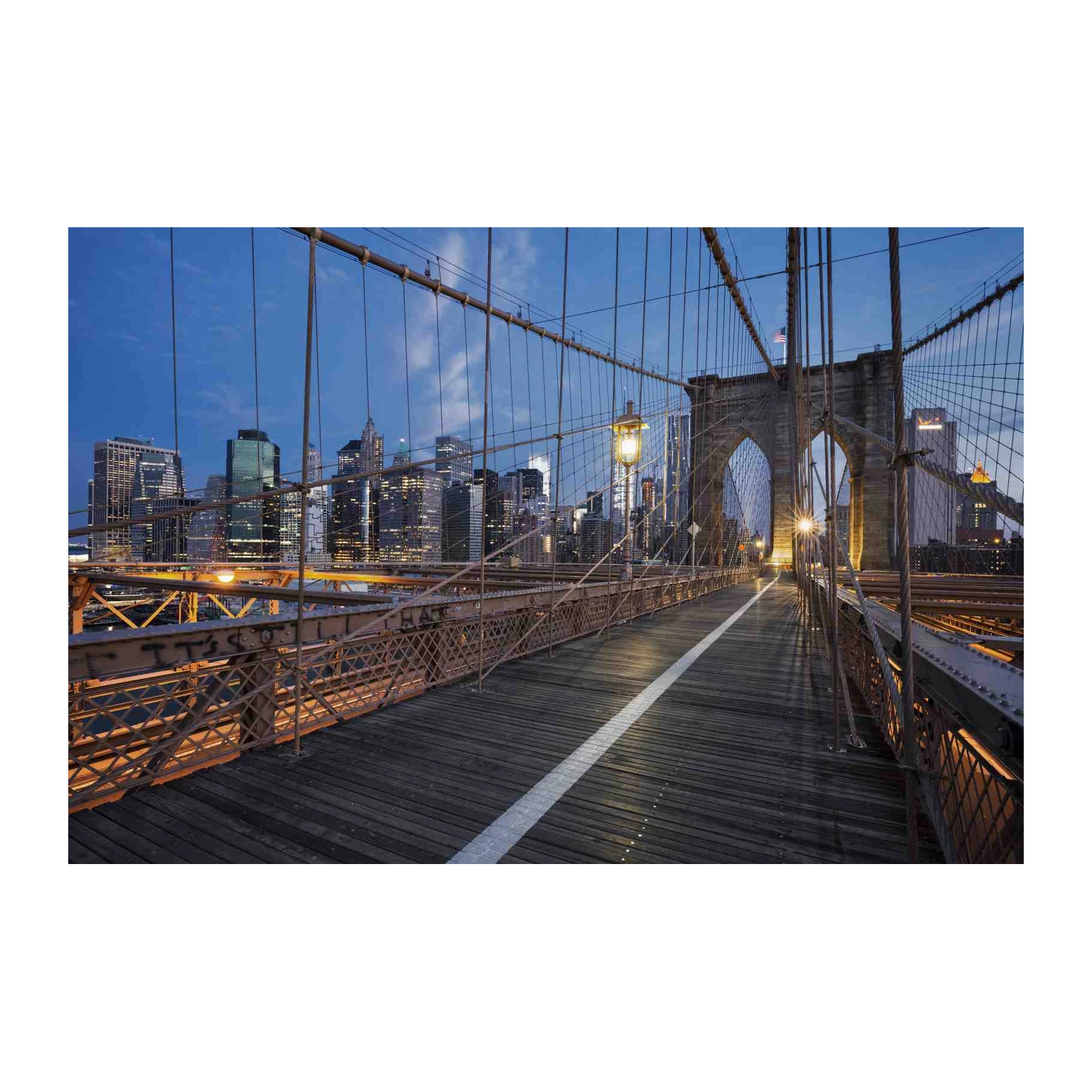 NYC Brooklyn Bridge Skyline Wall Art
