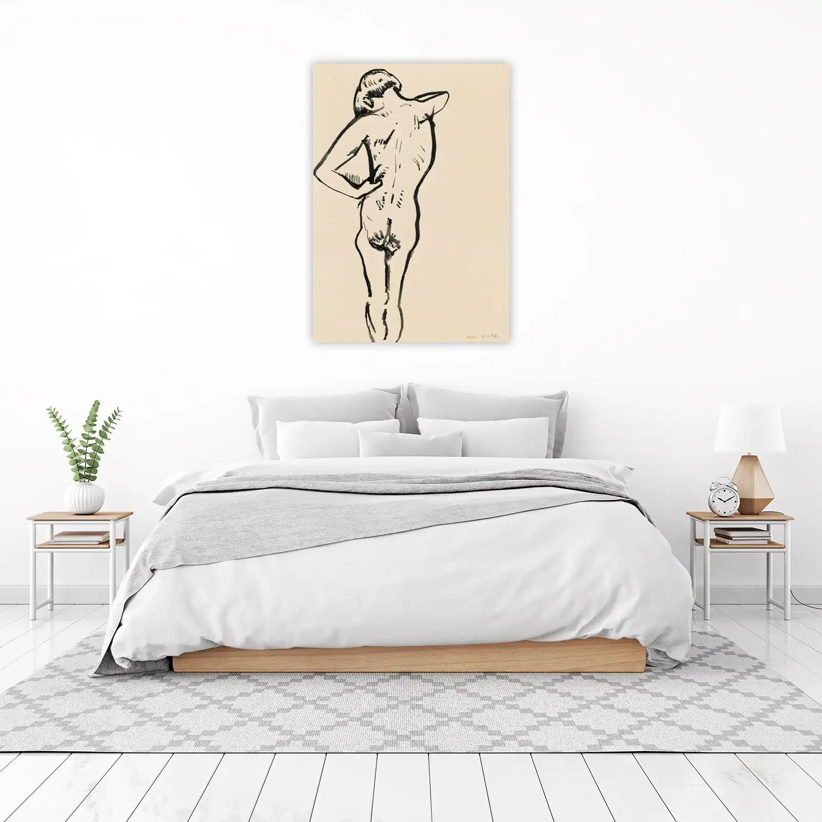 Elegant Nude Back Henri Matisse Wall Art Art
