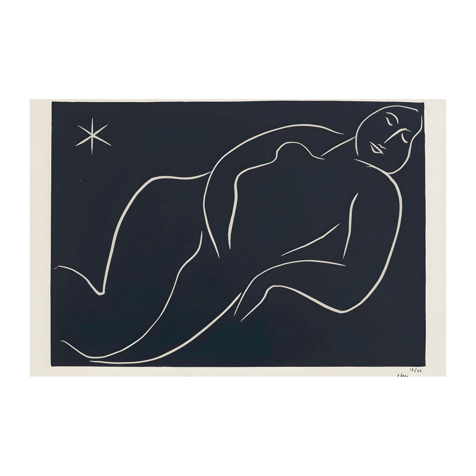 Elegant Nude Line Art Wall Art