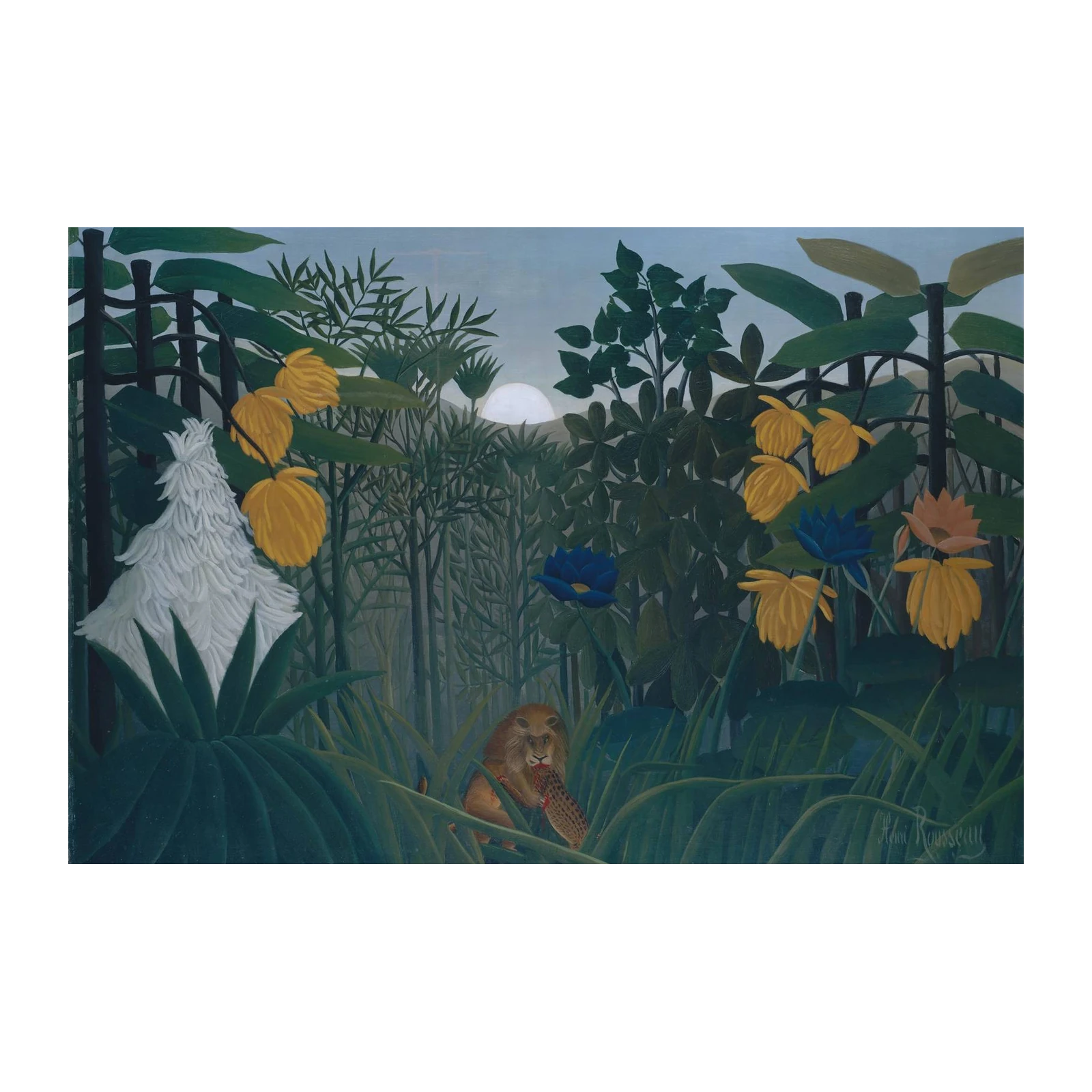 Enchanting Jungle Lion Wall Art
