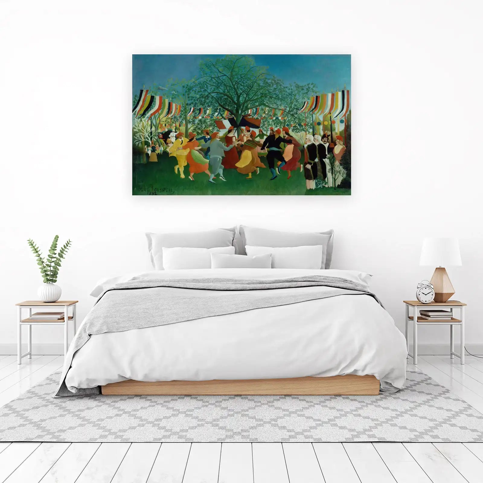 Vibrant Folk Dance Rousseau Wall Art