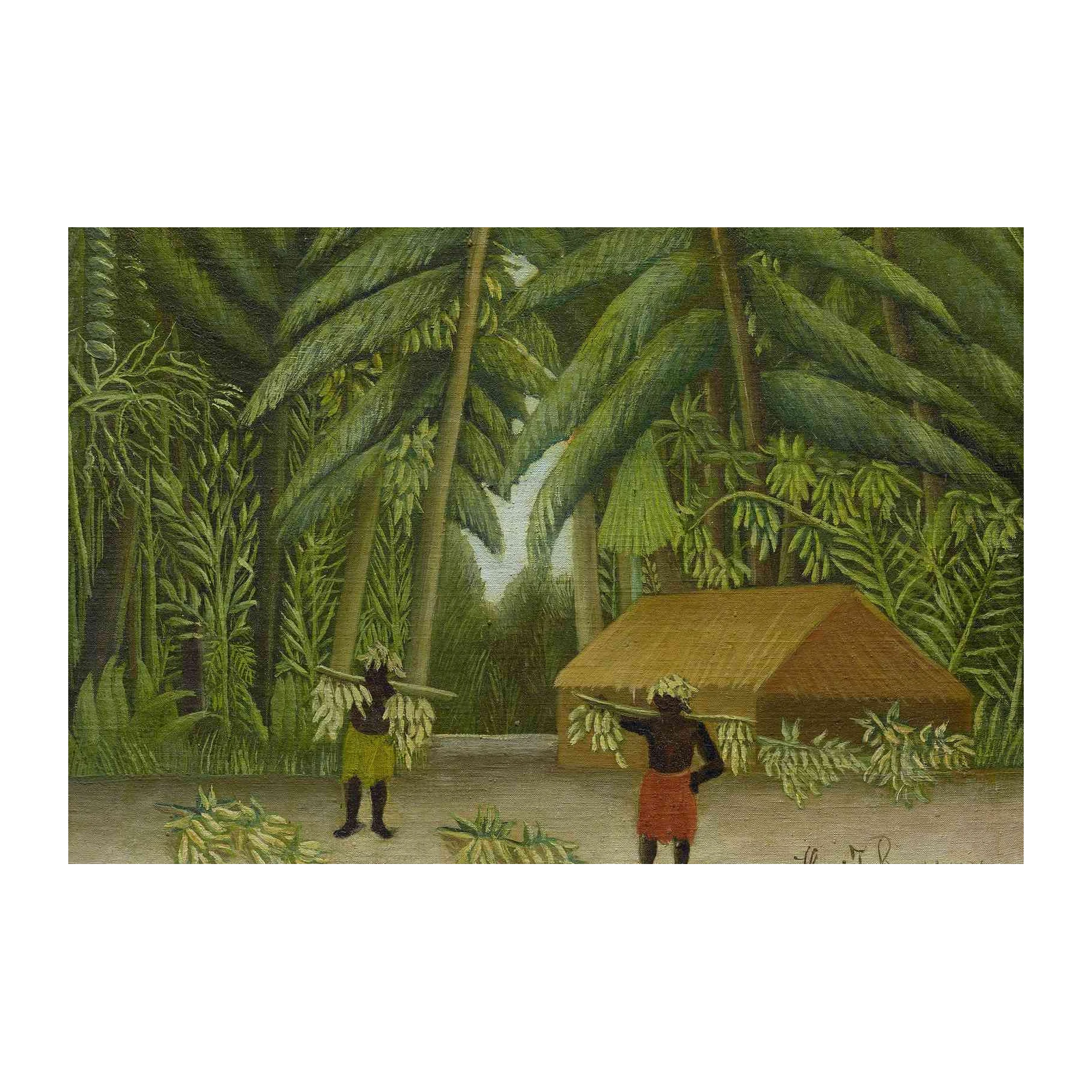 Tropical Banana Harvest Wall Art