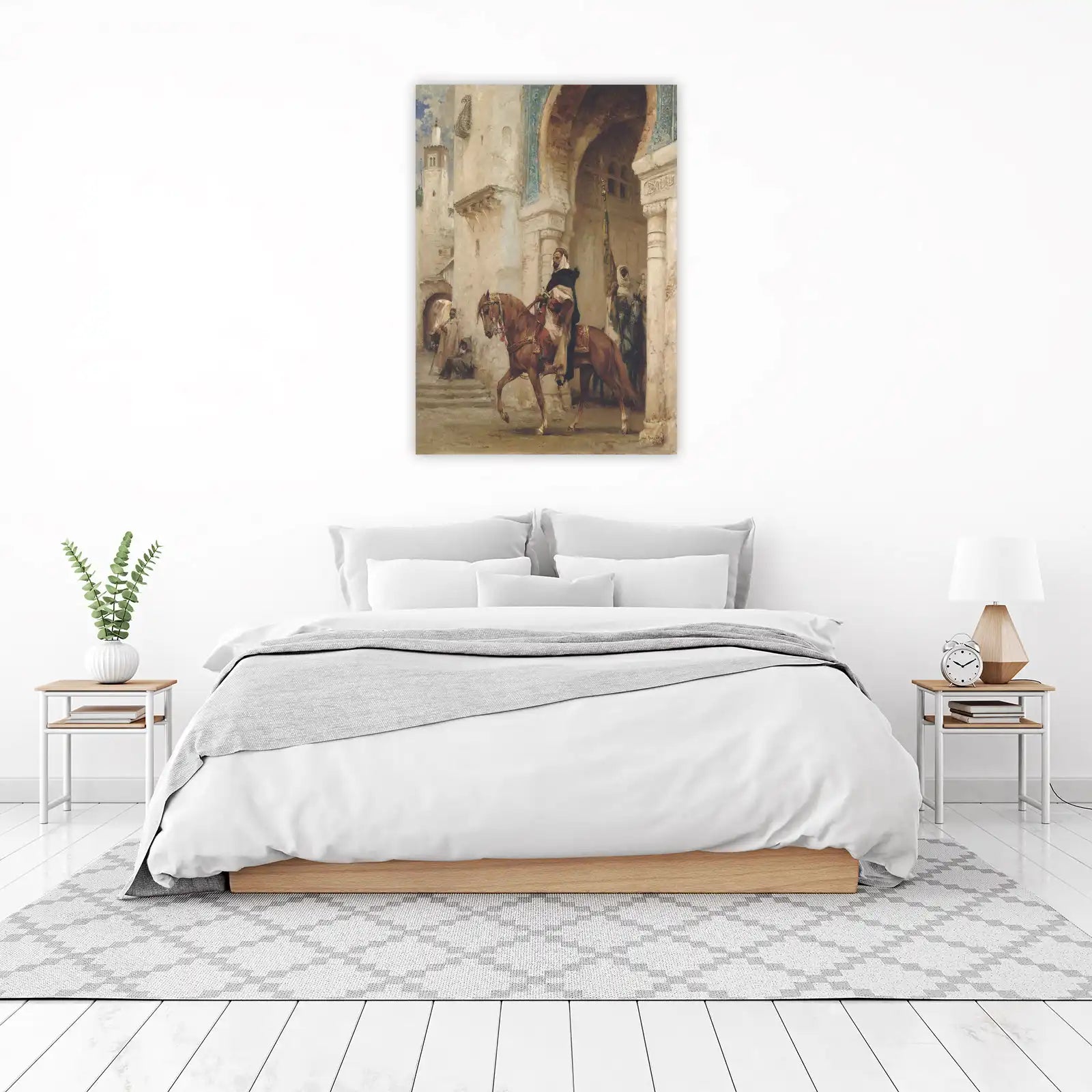 Oriental Horseman in Medina Wall Art