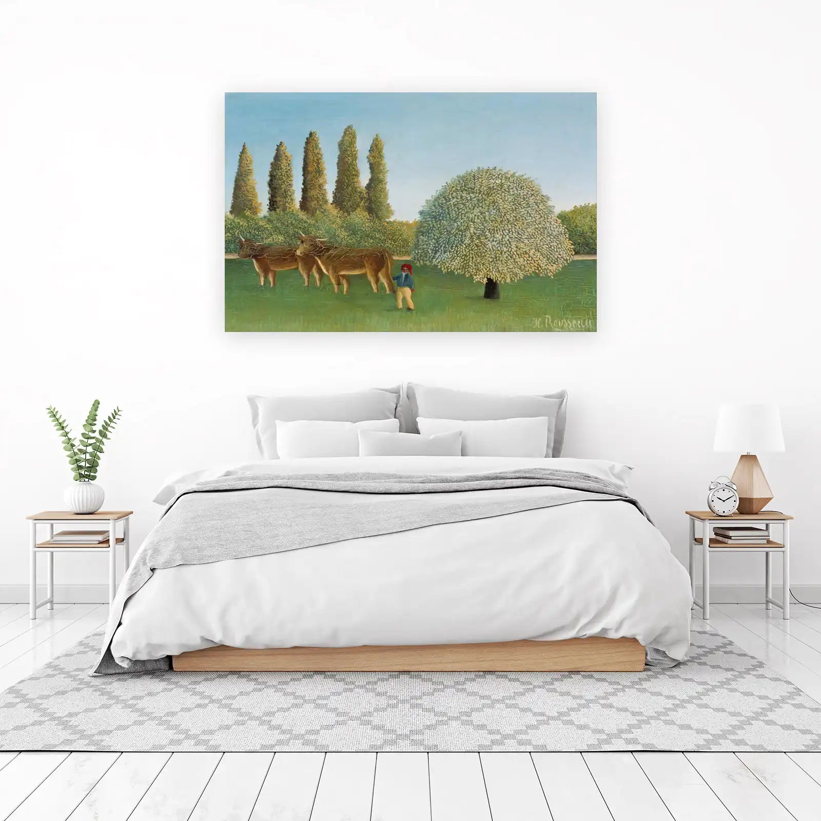 Pastoral Landscape with Cows Wall Art