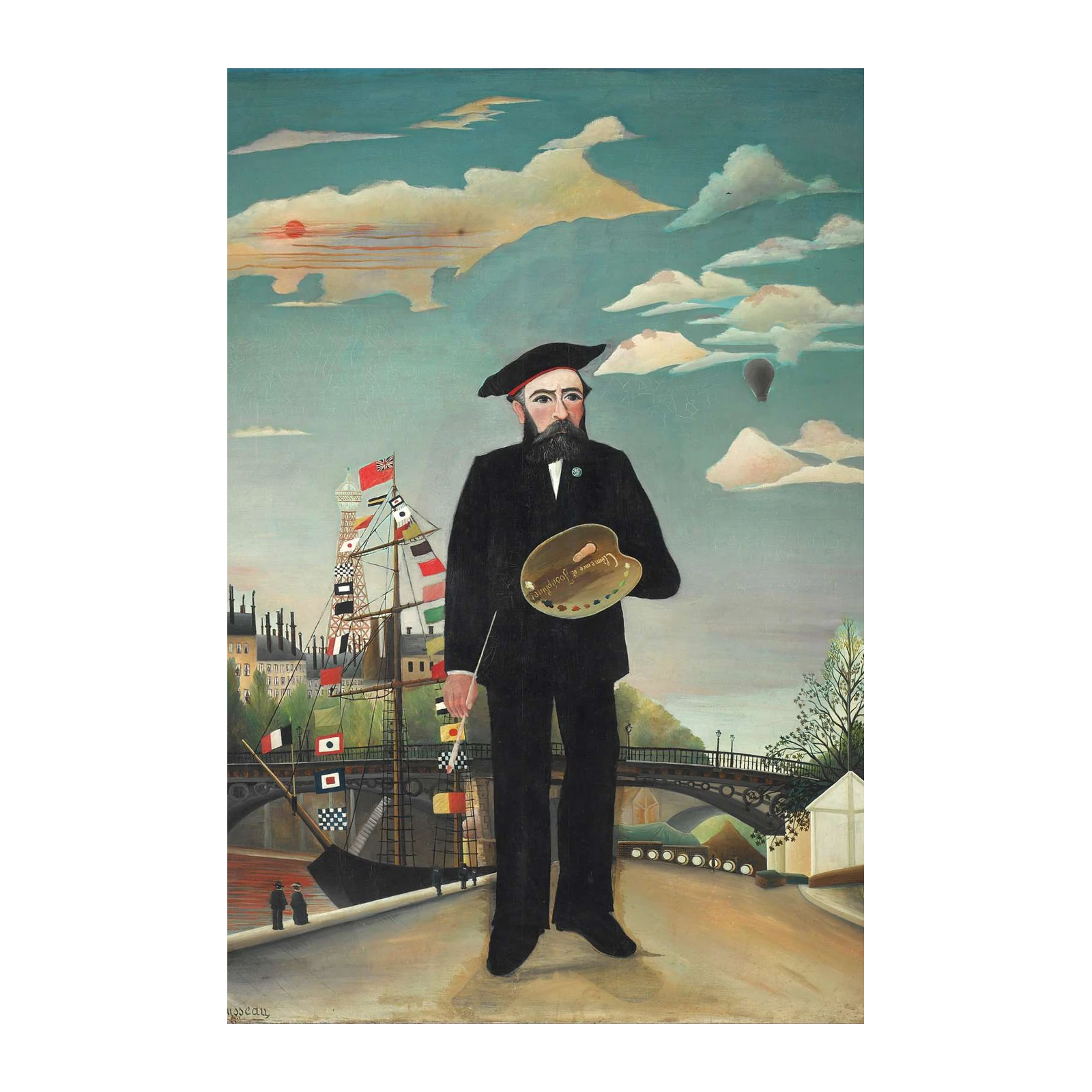 Henri Rousseau "The Ship" Wall Art