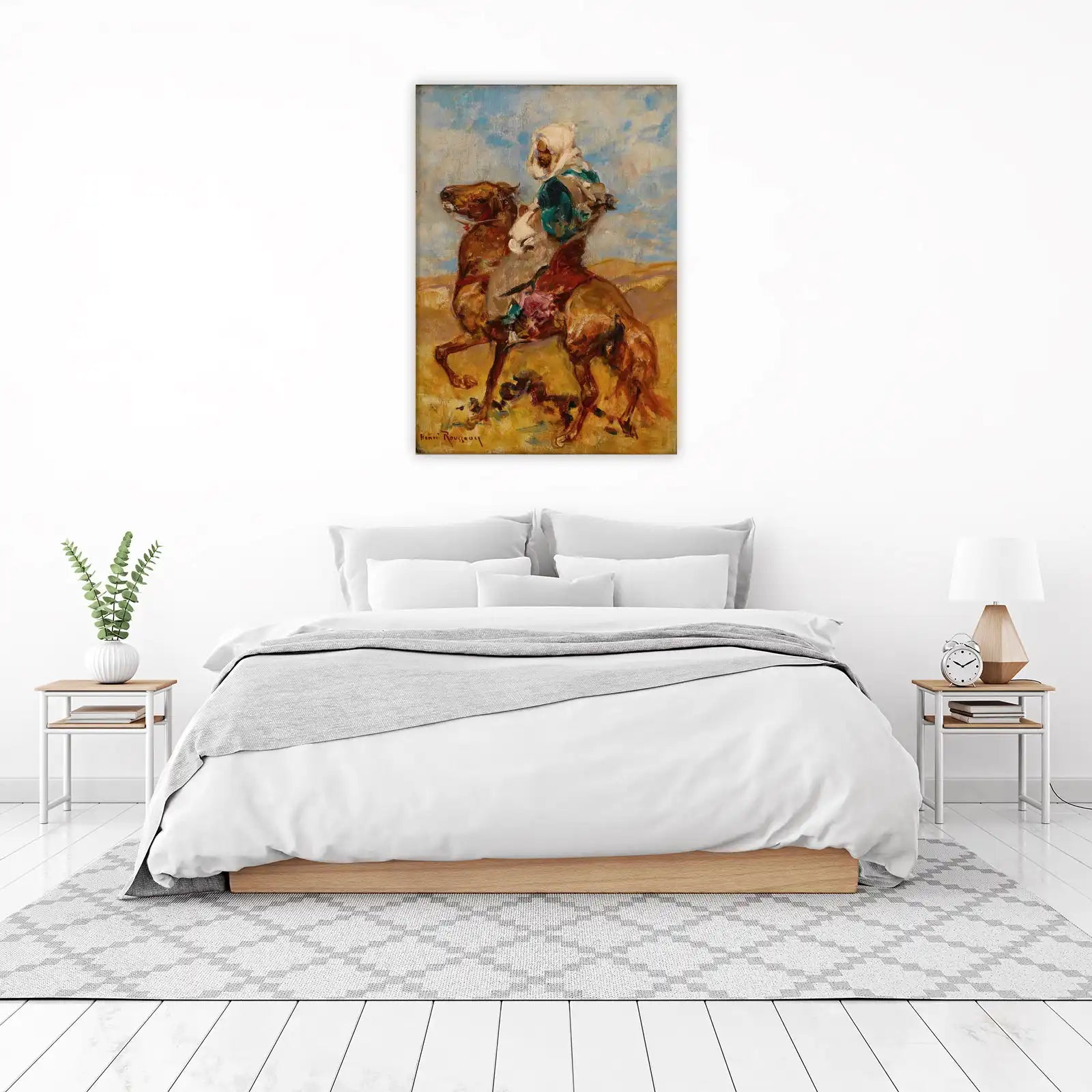 Desert Rider Horse Henri Rousseau Wall Art
