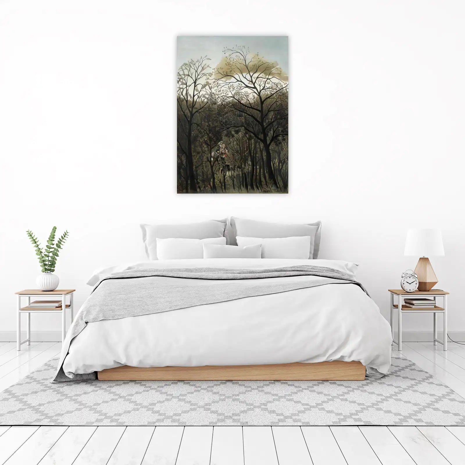 Enchanted Forest Lovers Romantic Couple Wall Art