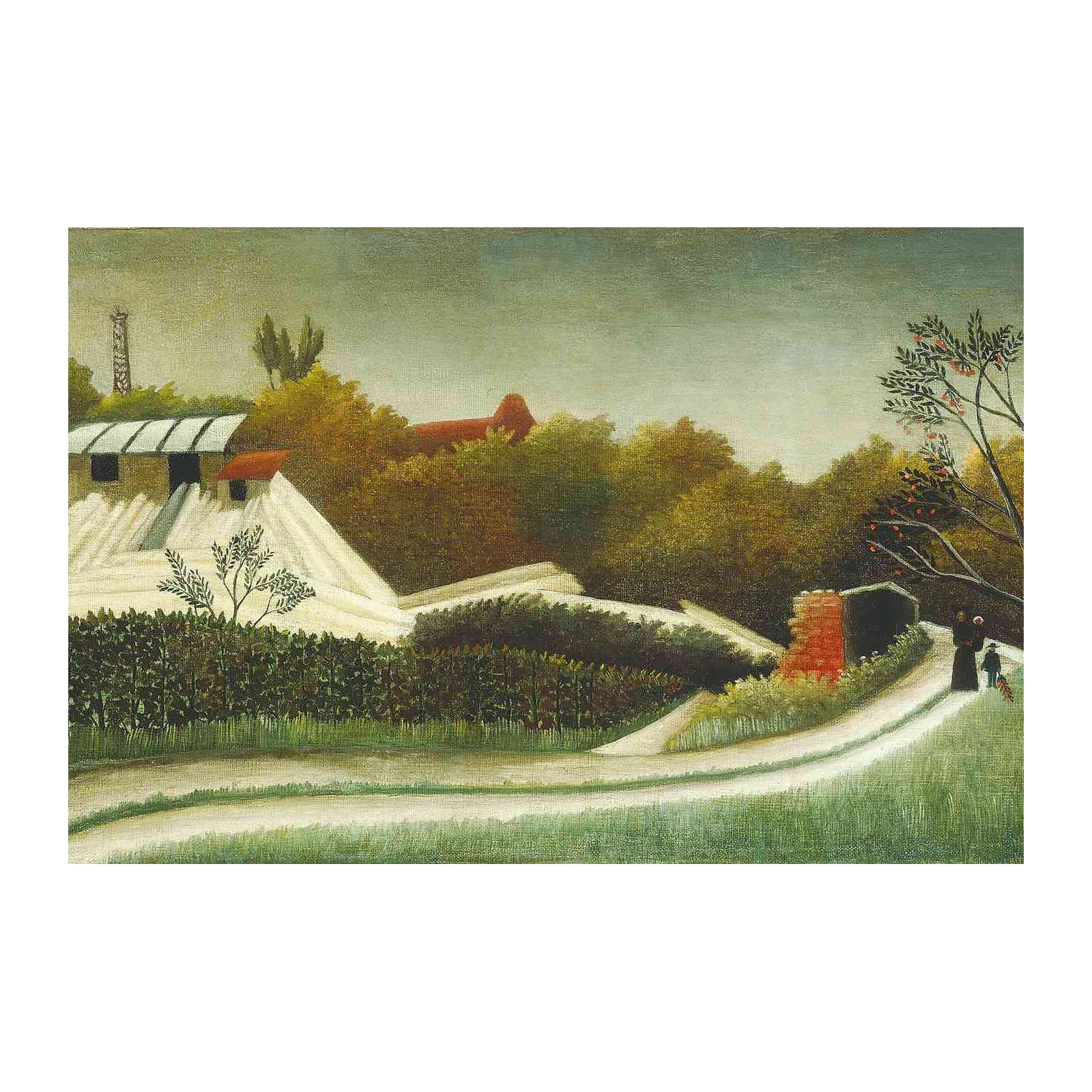 Enchanting Landscape with Figures Wall Art