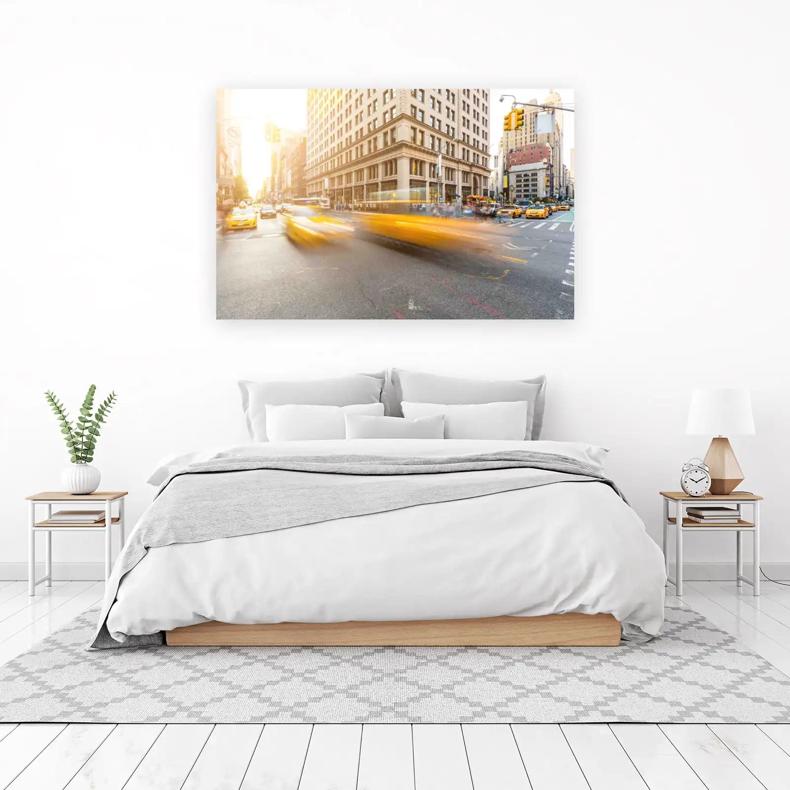 NYC Yellow Cab Rush Wall Art