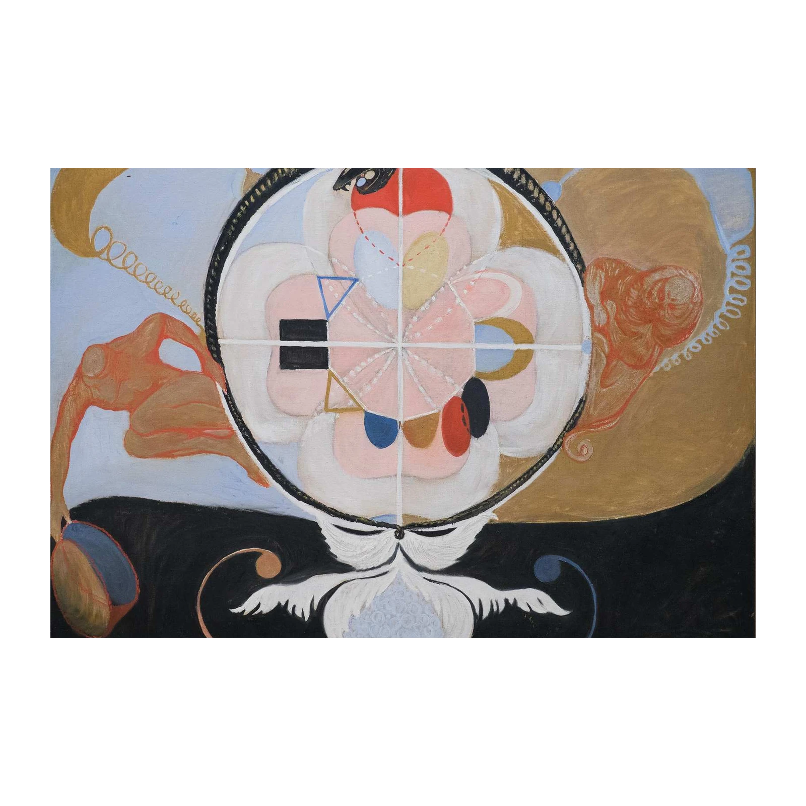 Mystical Bloom Abstract Art Wall Art