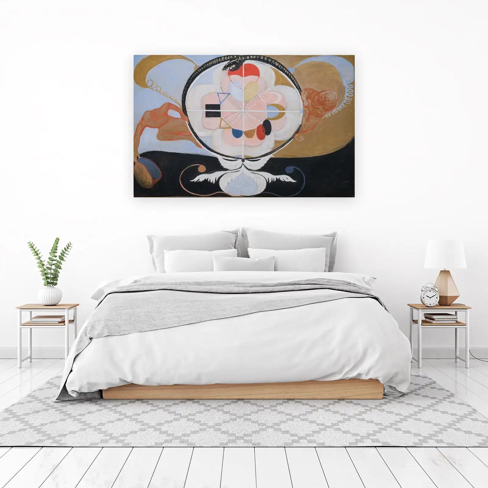 Mystical Bloom Abstract Art Wall Art
