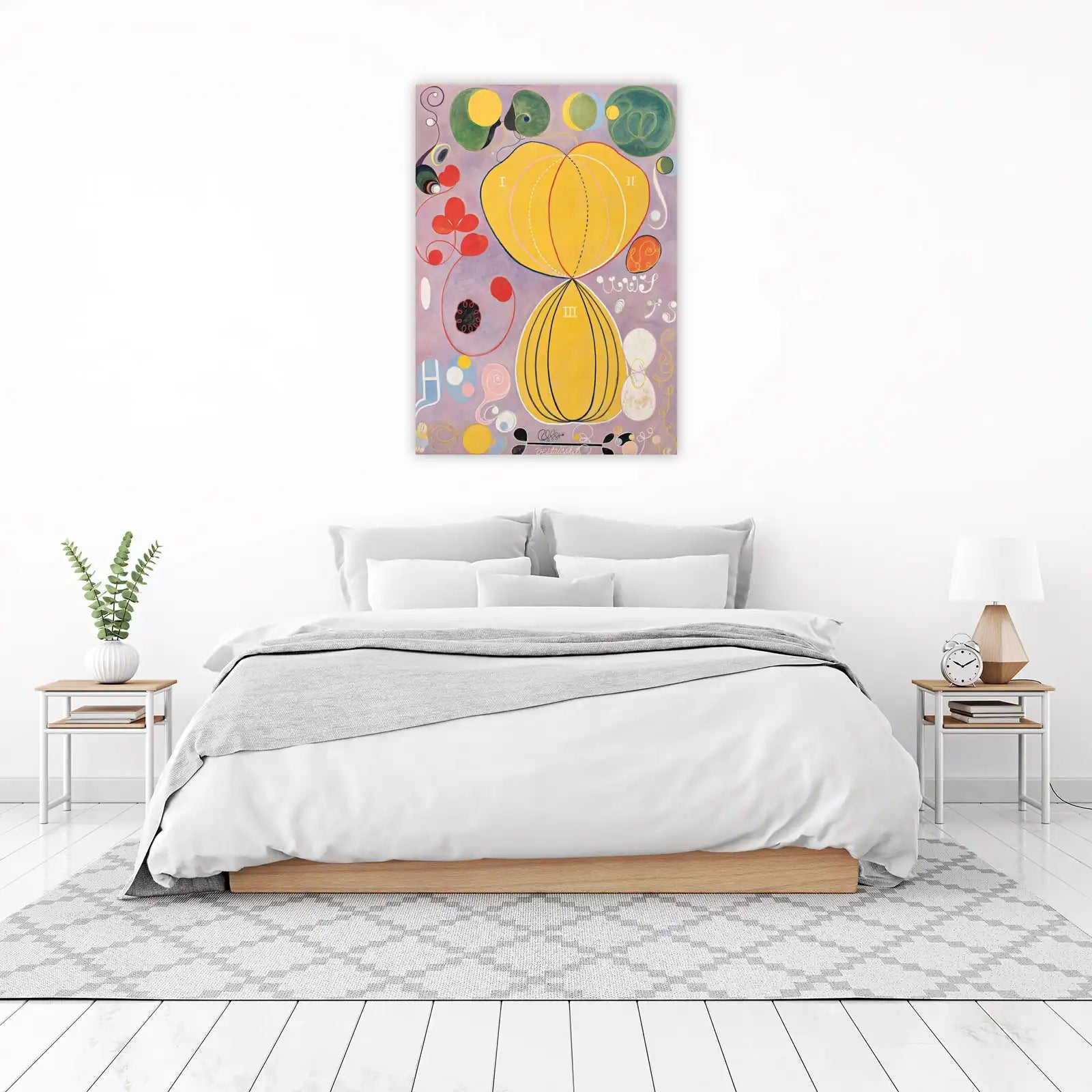 Hilma af Klint Yellow Orb Celestial Wall Art
