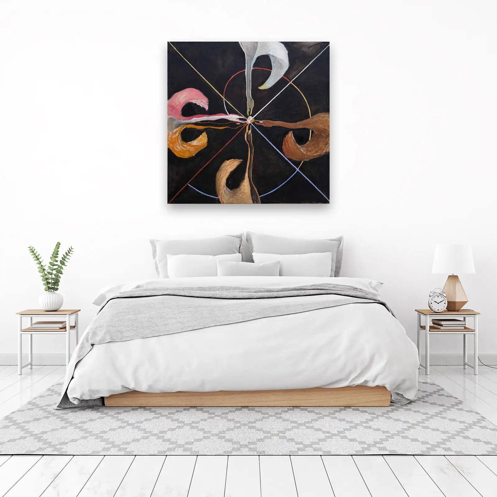 Abstract Swirls & Lines Wall Art