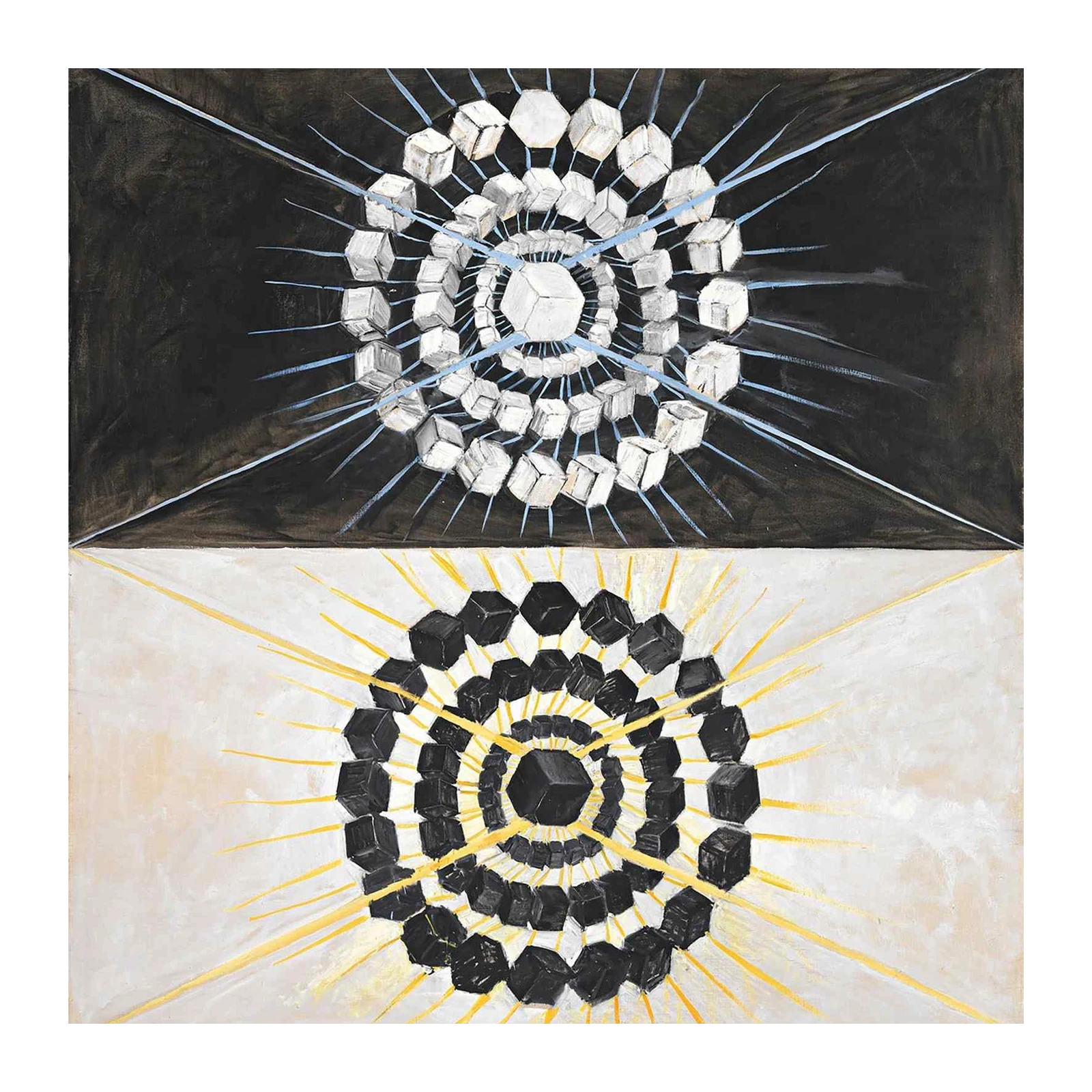 Geometric Radiance Abstract Art Wall Art
