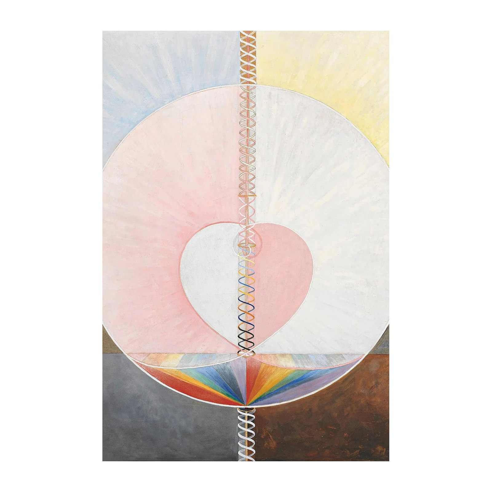 Spiritual Heart Mandala Wall Art