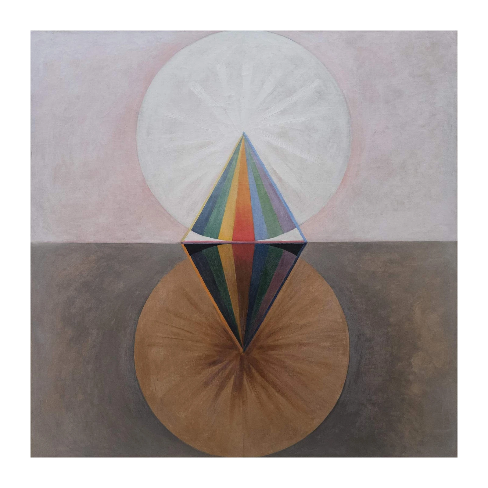 Abstract Spiritual Chakra Rainbow Wall Art