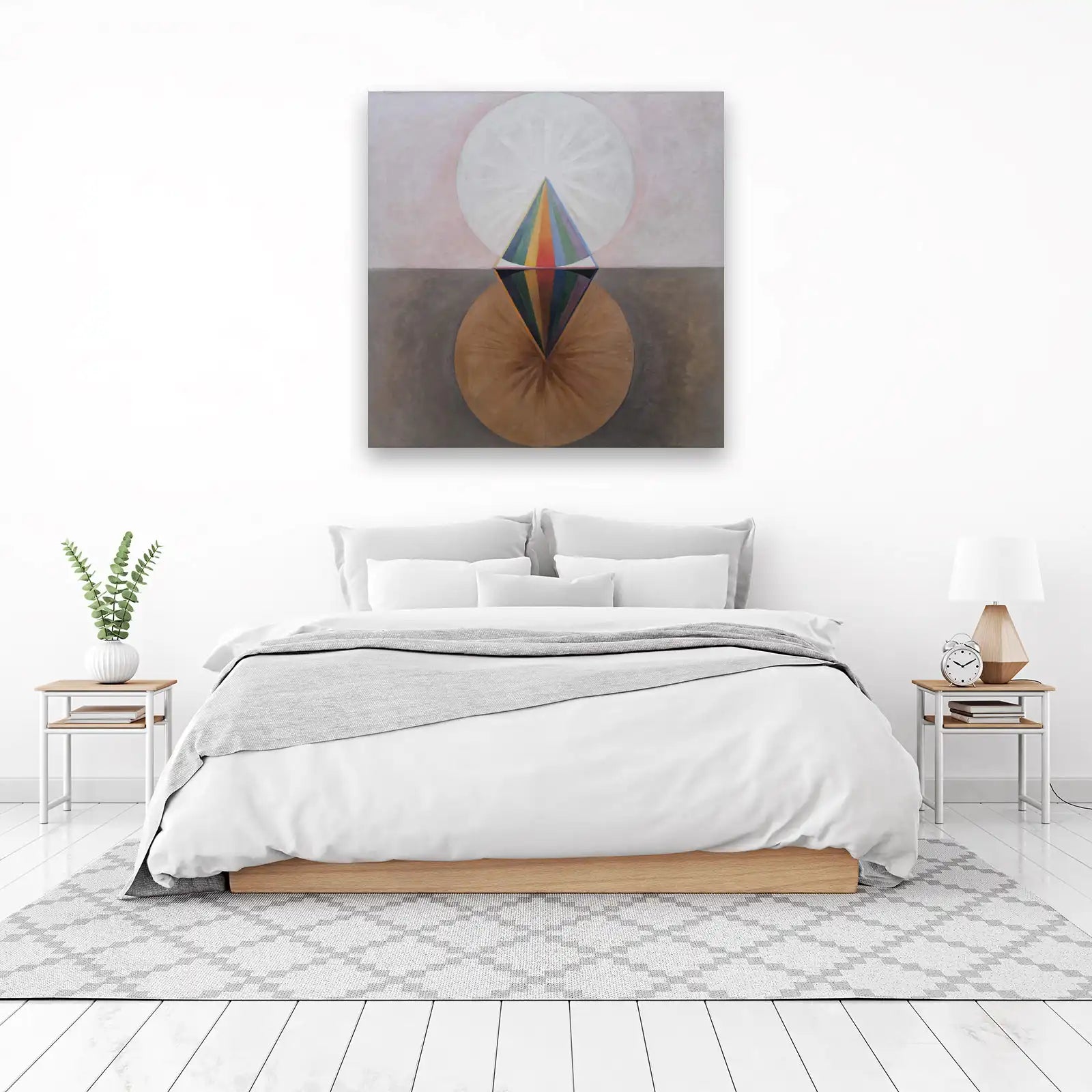 Abstract Spiritual Chakra Rainbow Wall Art