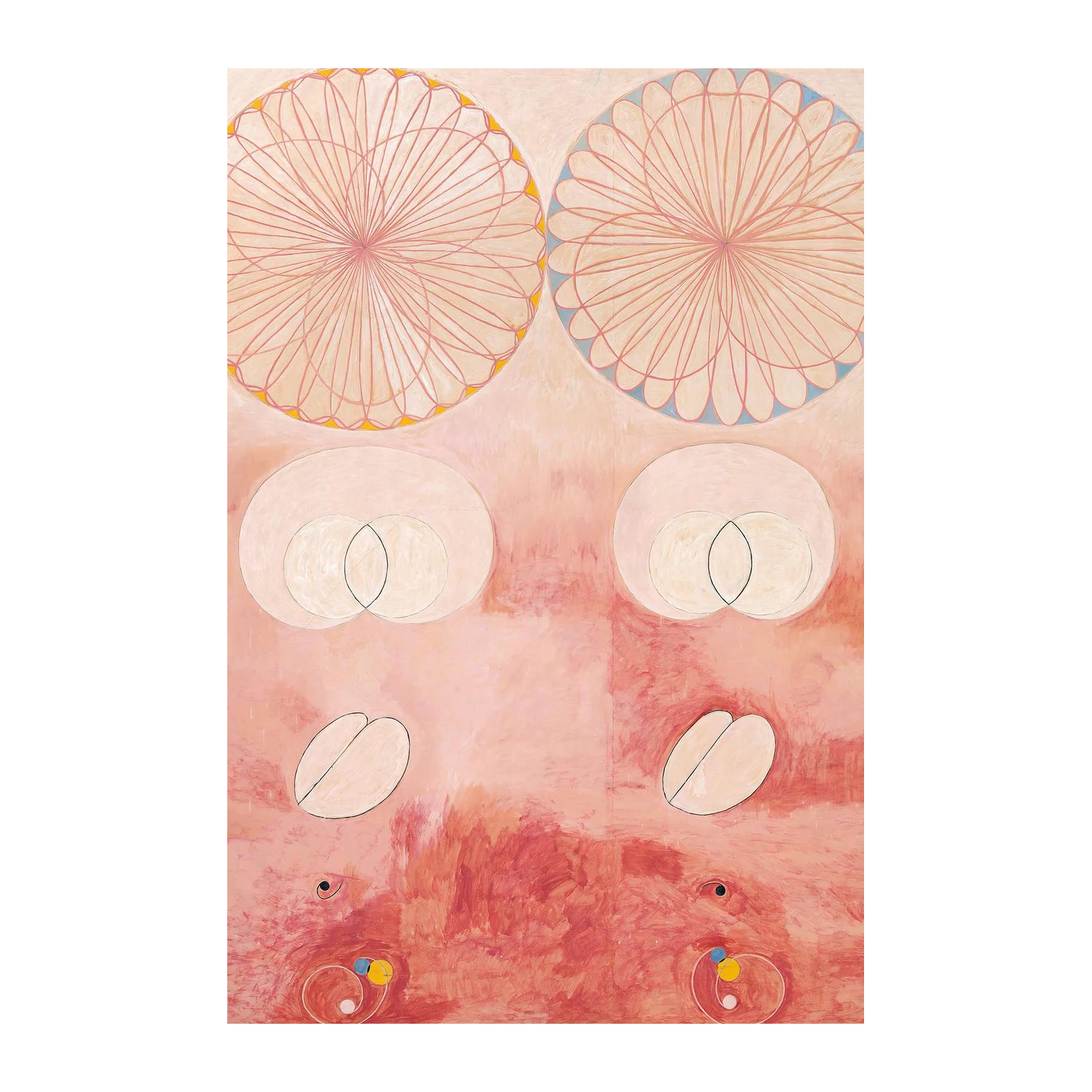 Abstract Floral Symmetry Wall Art