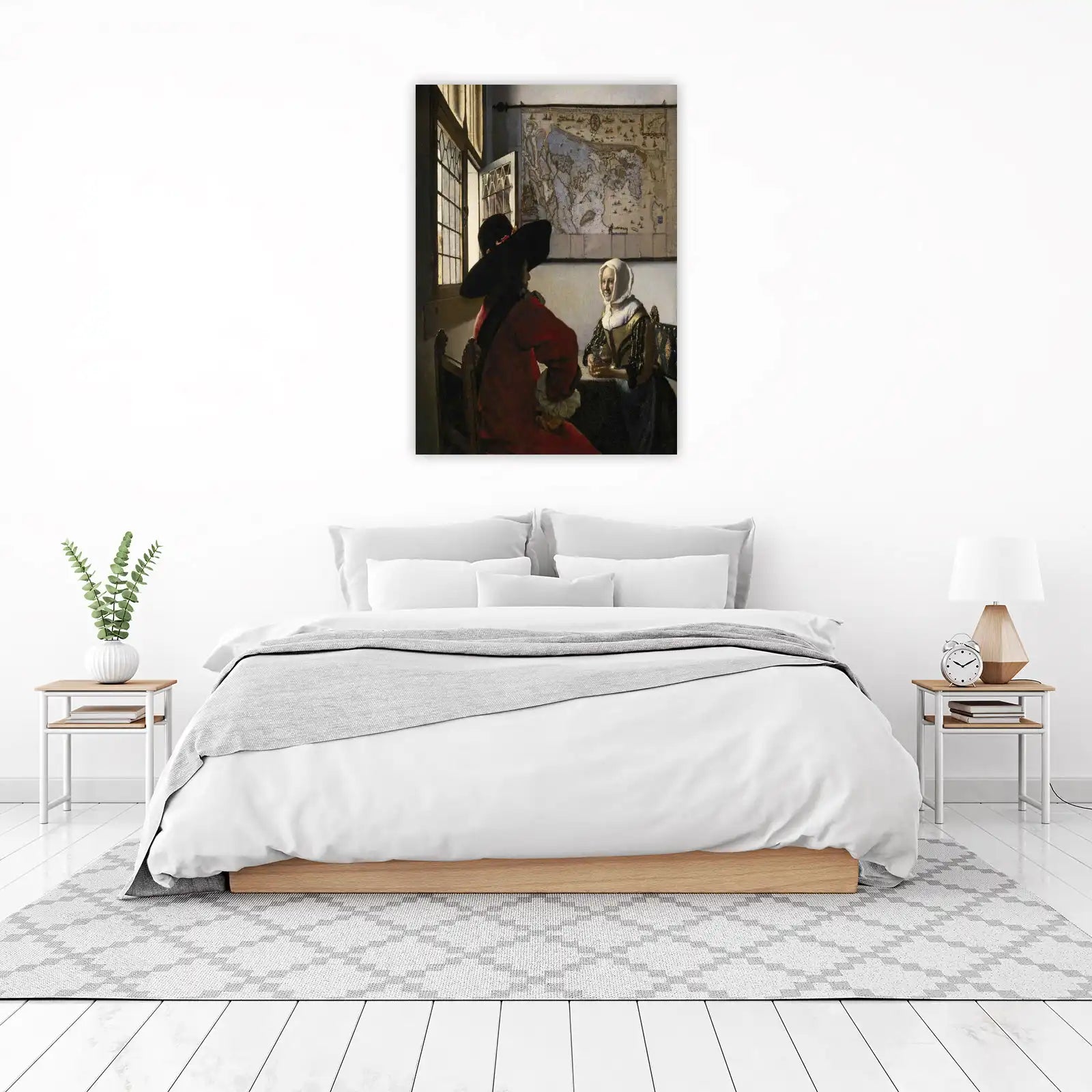 Vermeer 'The Glass of Wine' Wall Art