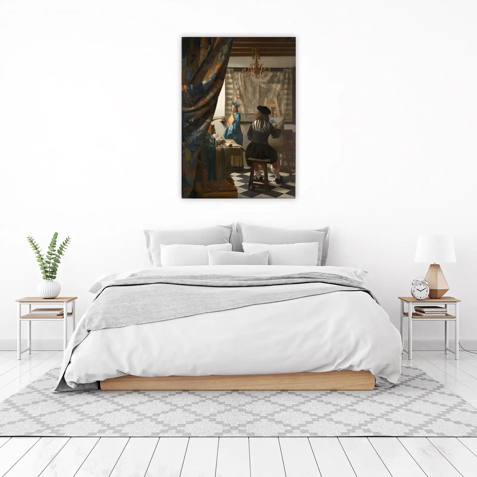 Masterpiece Art: Vermeer's The Art of Painting Wall Art