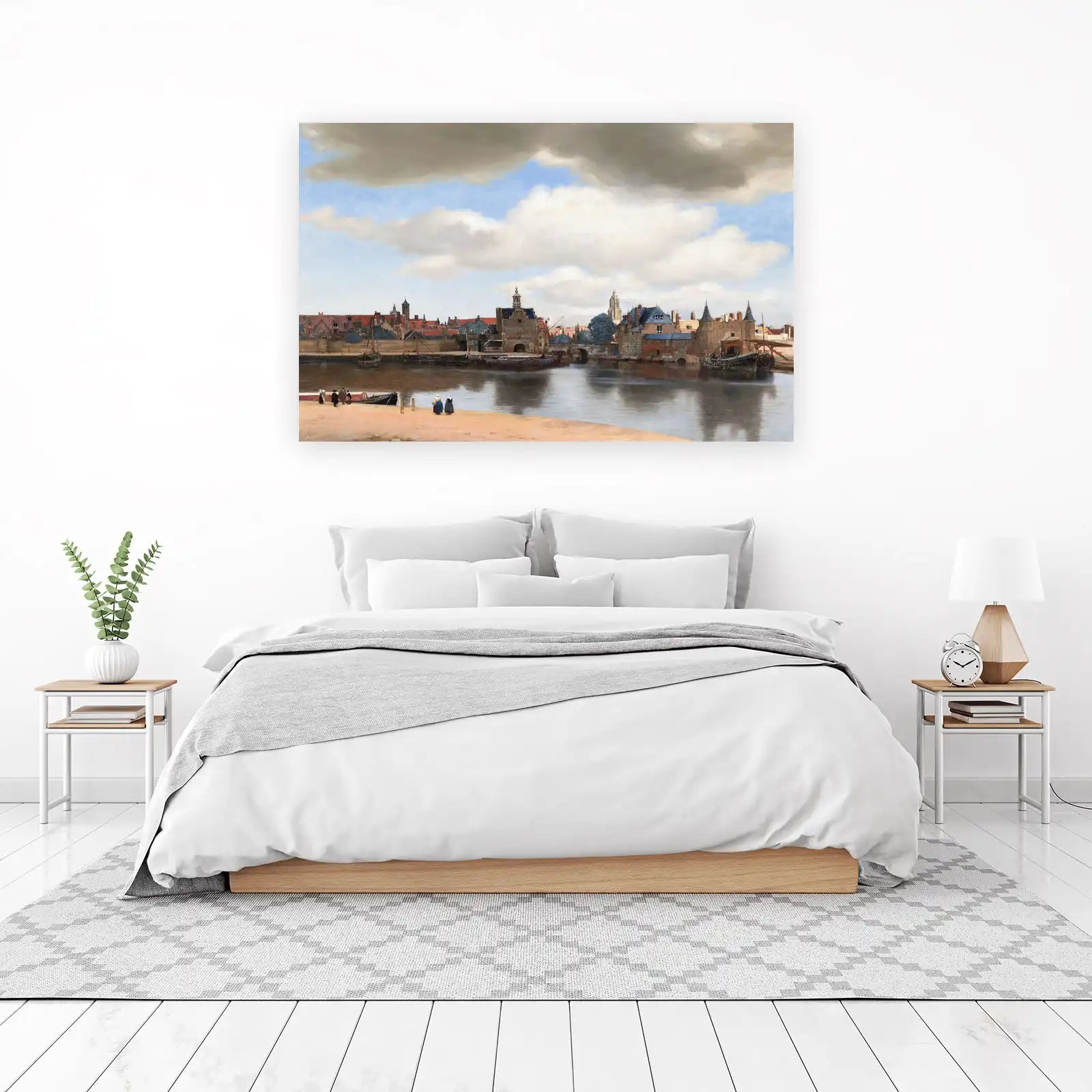 Dutch Canal Landscape Wall Art - Classical Art