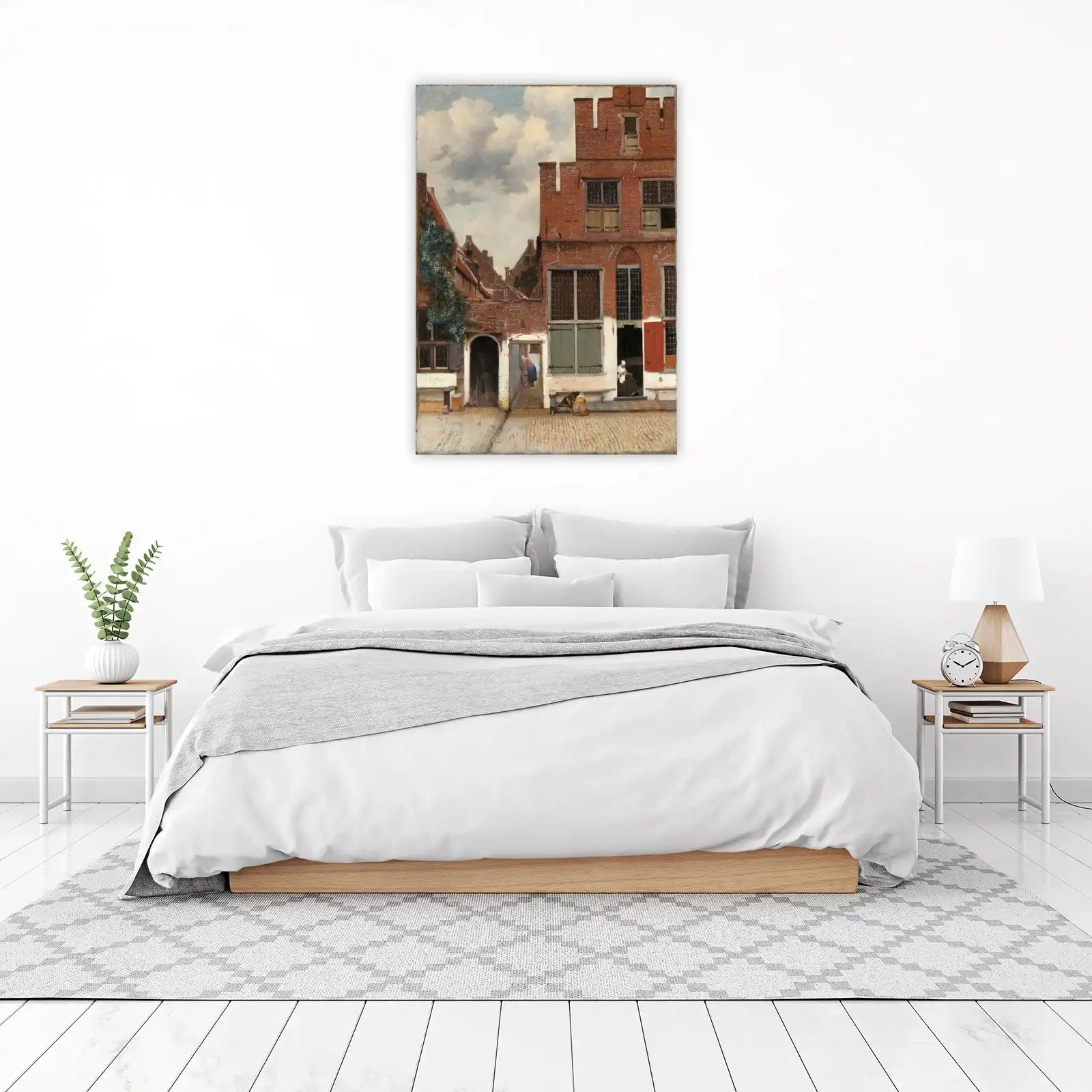 Dutch Courtyard Scene Wall Art