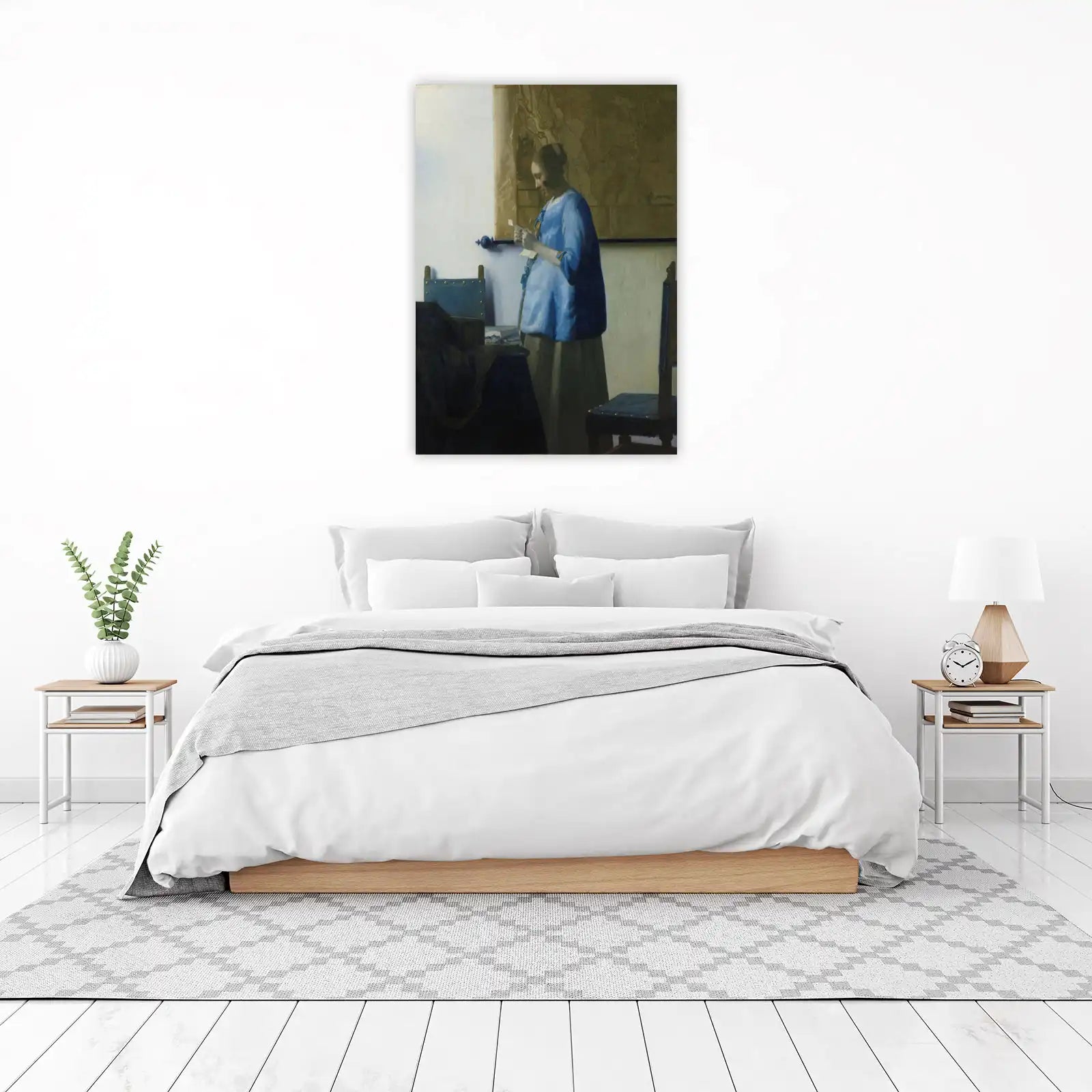 Woman with a Pearl Necklace Wall Art