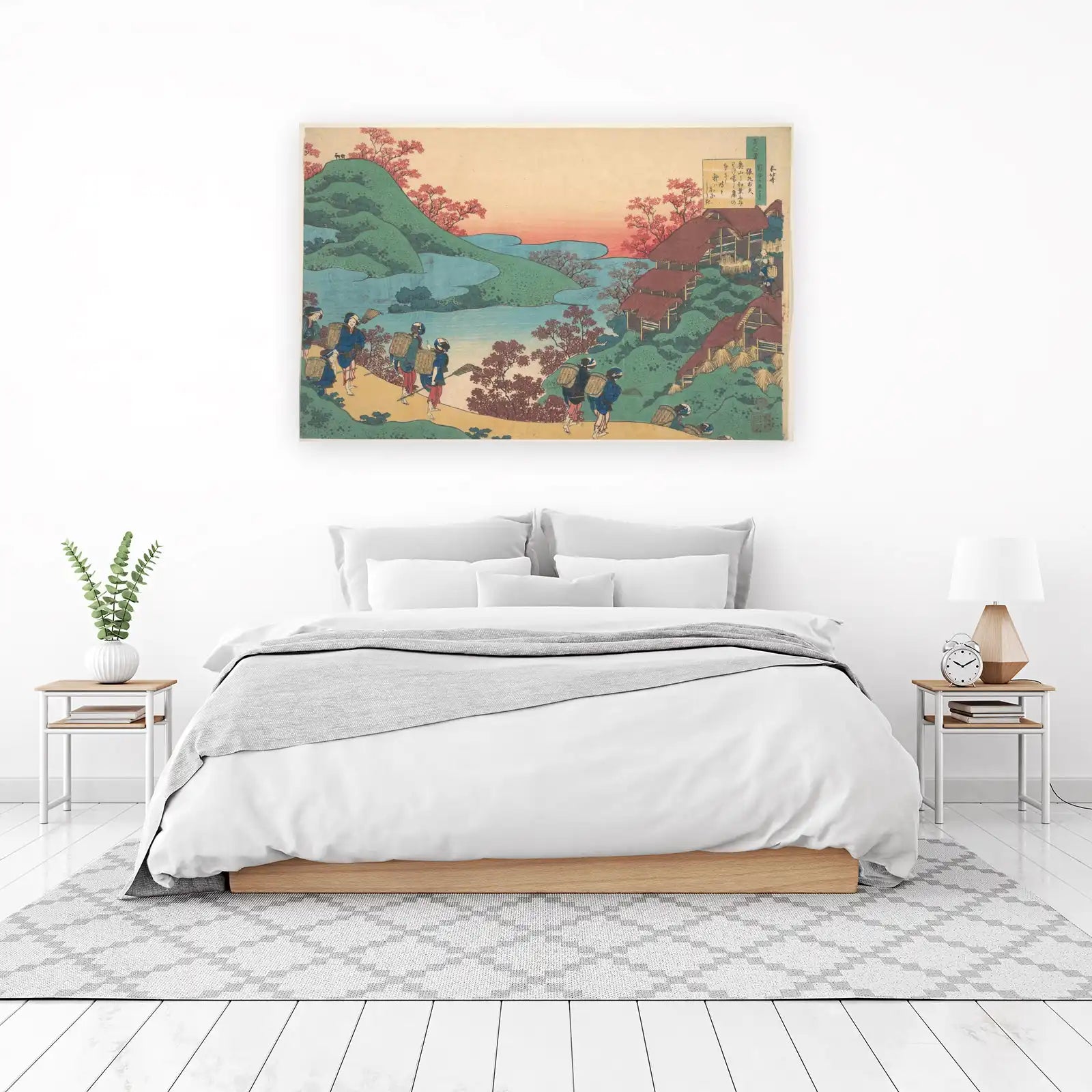 Serene Japanese Landscape Travelers Wall Art